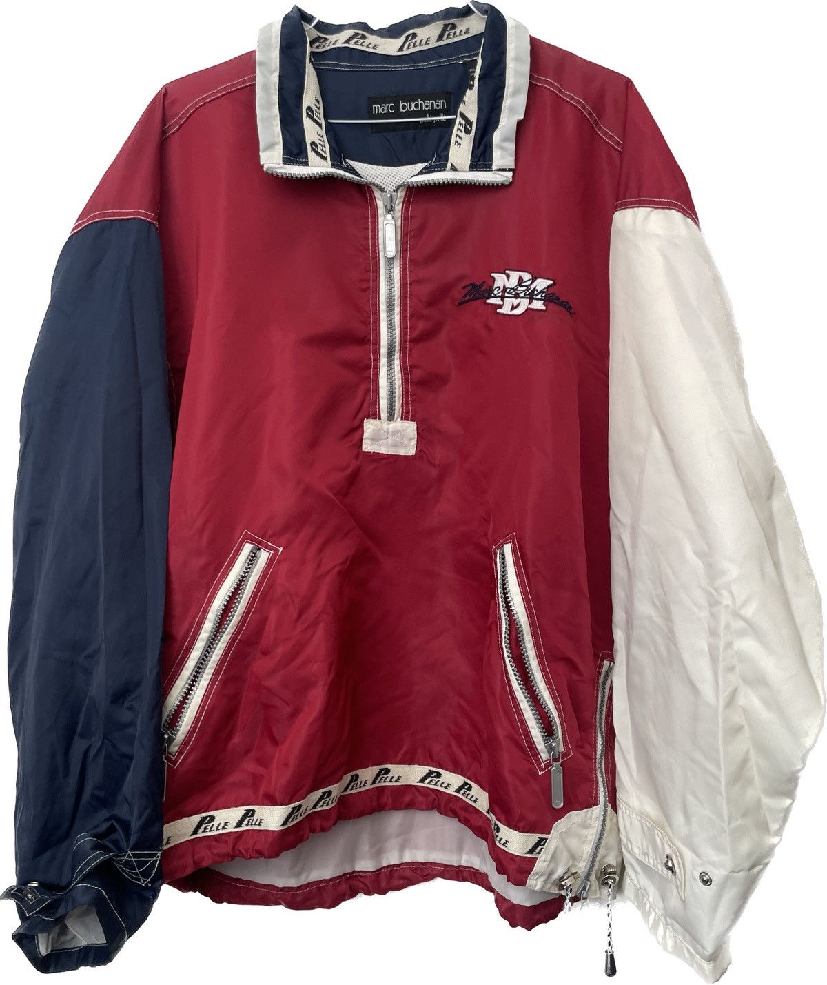 Pelle Pelle Windbreaker **Style Worn By 2Pac** Vintage 90s