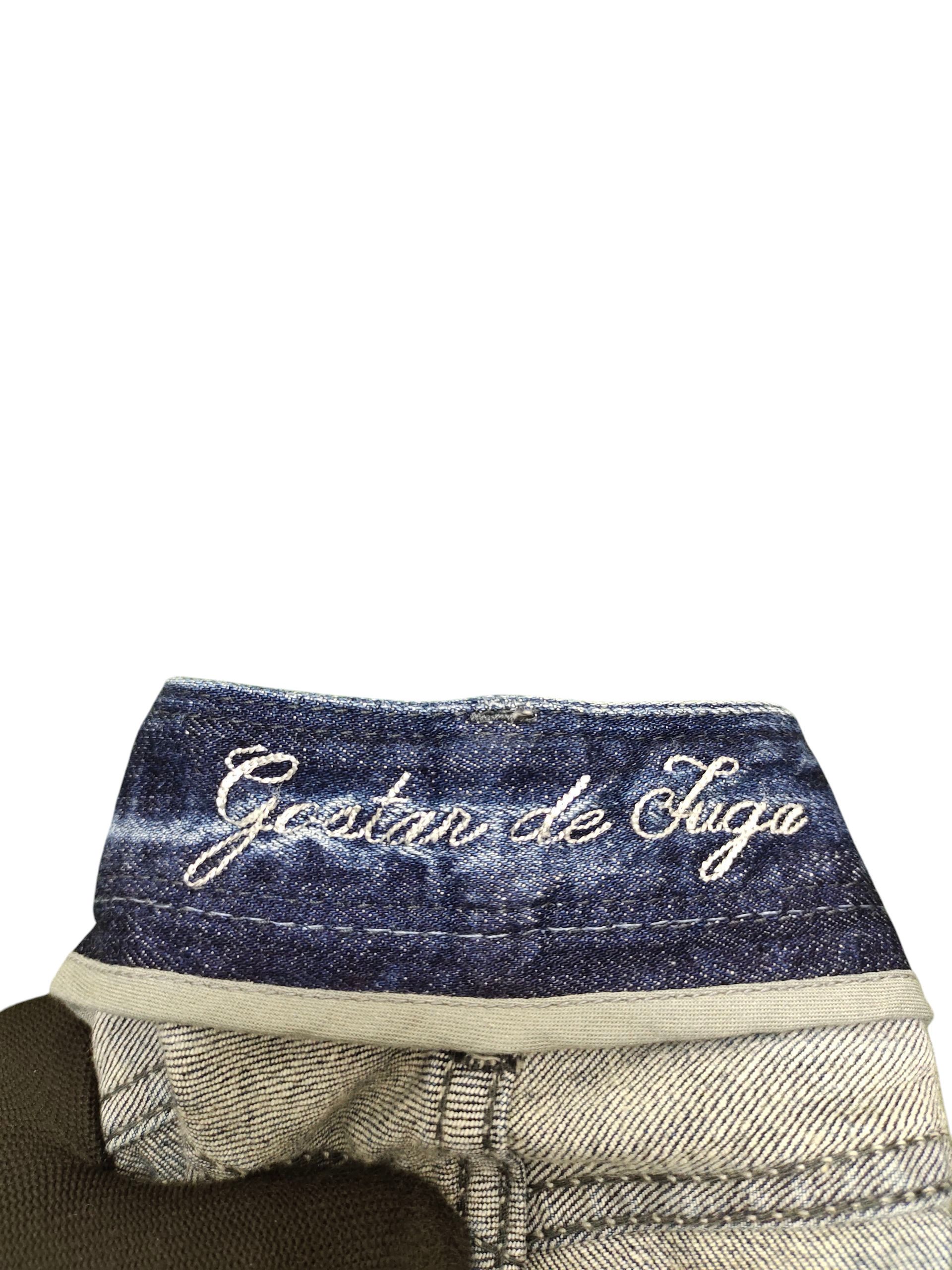 GOSTAR DE FUGA Gostar De Fuga Japan Jeans Clawmark Faded Denim Size US 31 - 14 Thumbnail