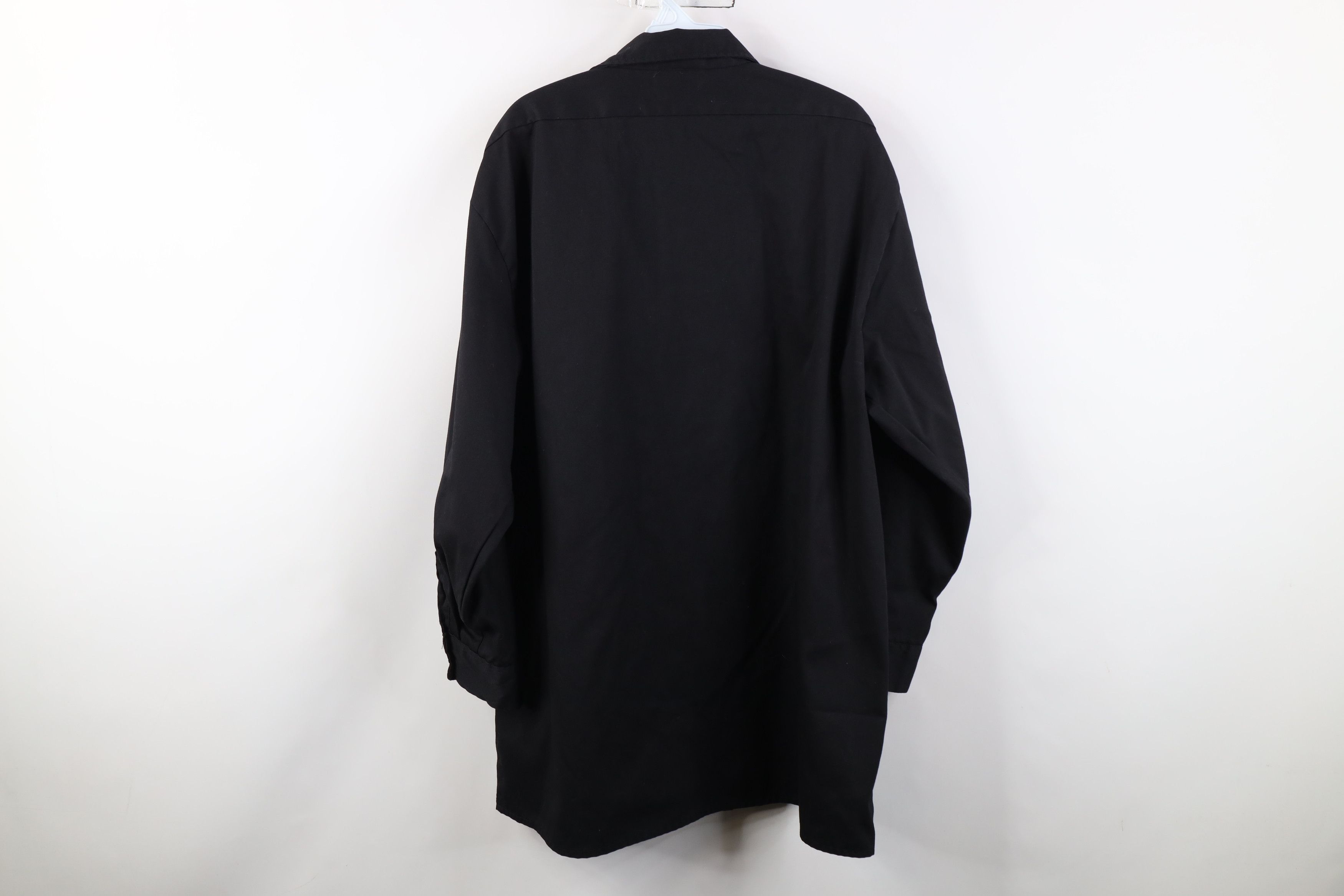Dickies Vintage 90s Dickies Mechanic Workwear Button Shirt Black USA Size US L / EU 52-54 / 3 - 11 Thumbnail