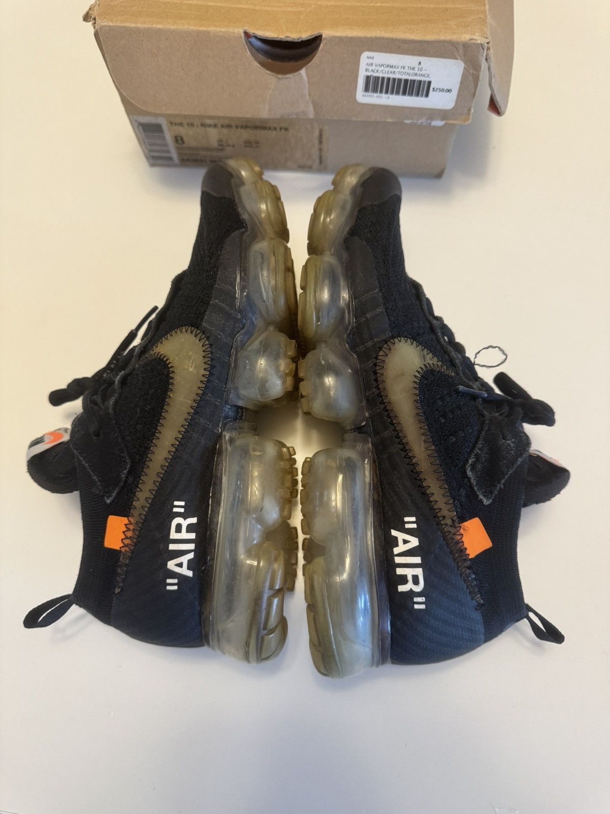 Nike × Off-White The 10: Vapormax Black Size US 8 / EU 41 - 2 Thumbnail
