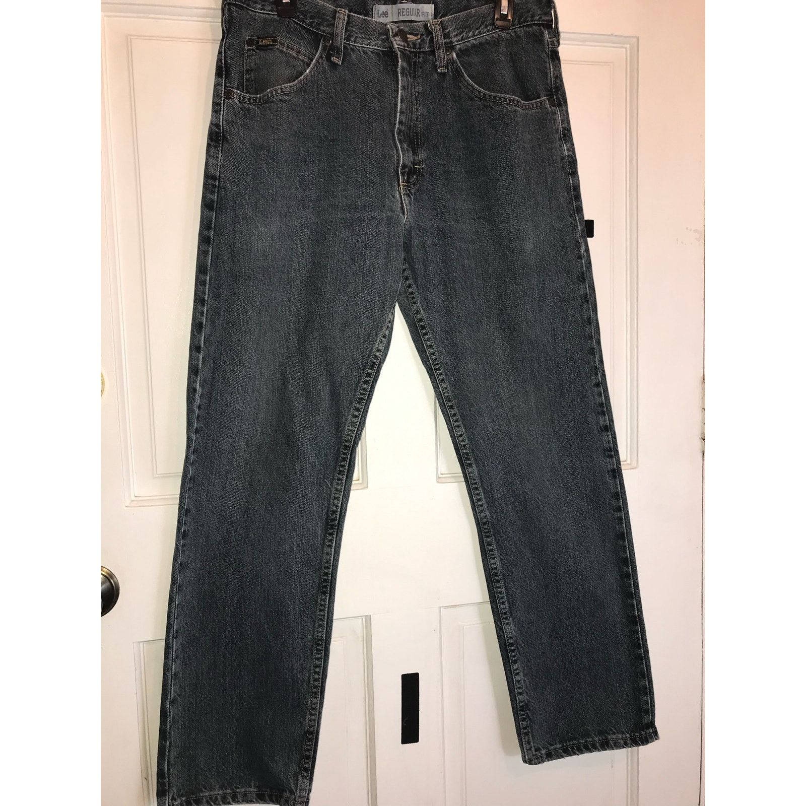 Lee LEE JEANS MEN'S 34X30 BLUE REGULAR FIT Size US 34 / EU 50 - 1 Thumbnail