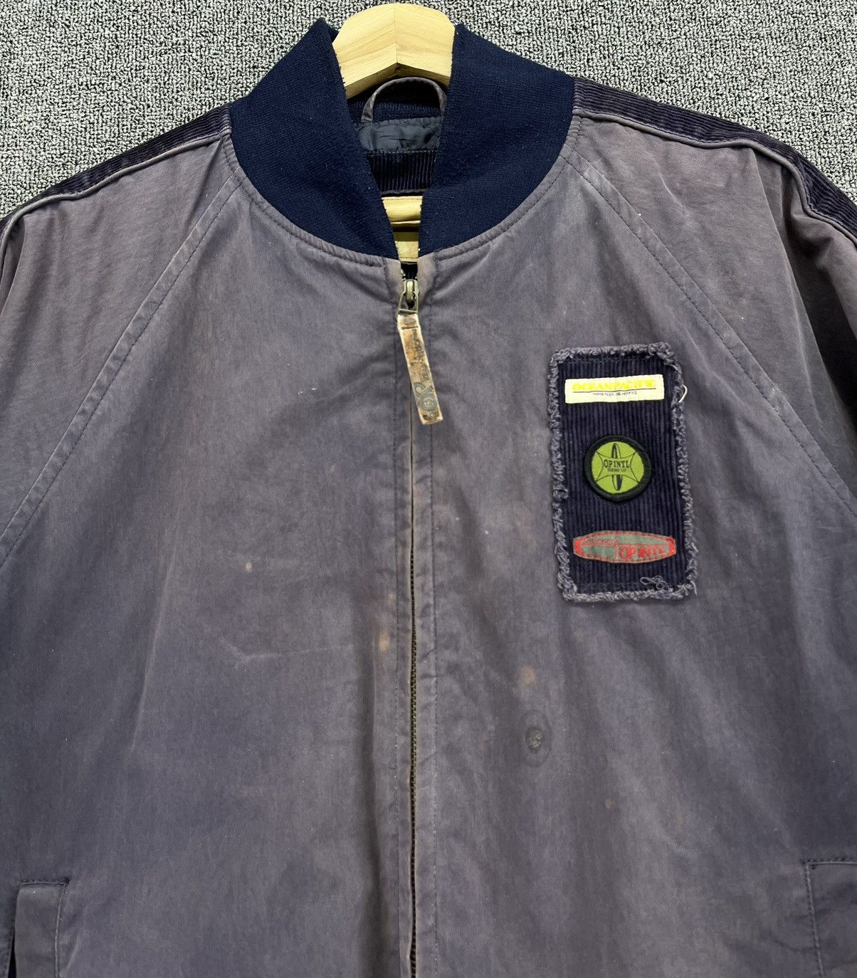 Ocean Pacific Vintage Ocean Pacific Sun Faded Trashed Jacket Size US L / EU 52-54 / 3 - 10 Thumbnail