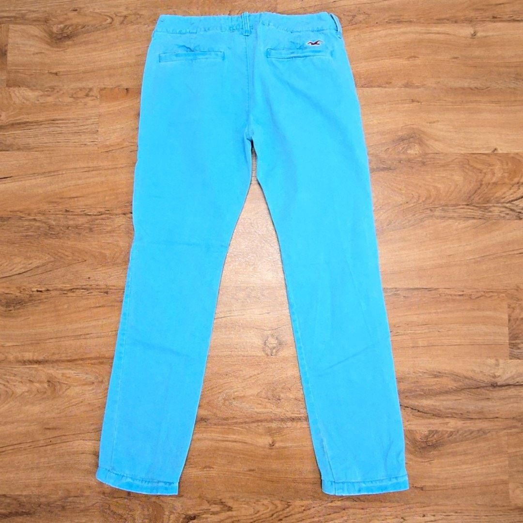 Hollister Hollister Blue Chino Pants Classic Fit 32x34 Mens Casual Size US 32 / EU 48 - 9 Thumbnail