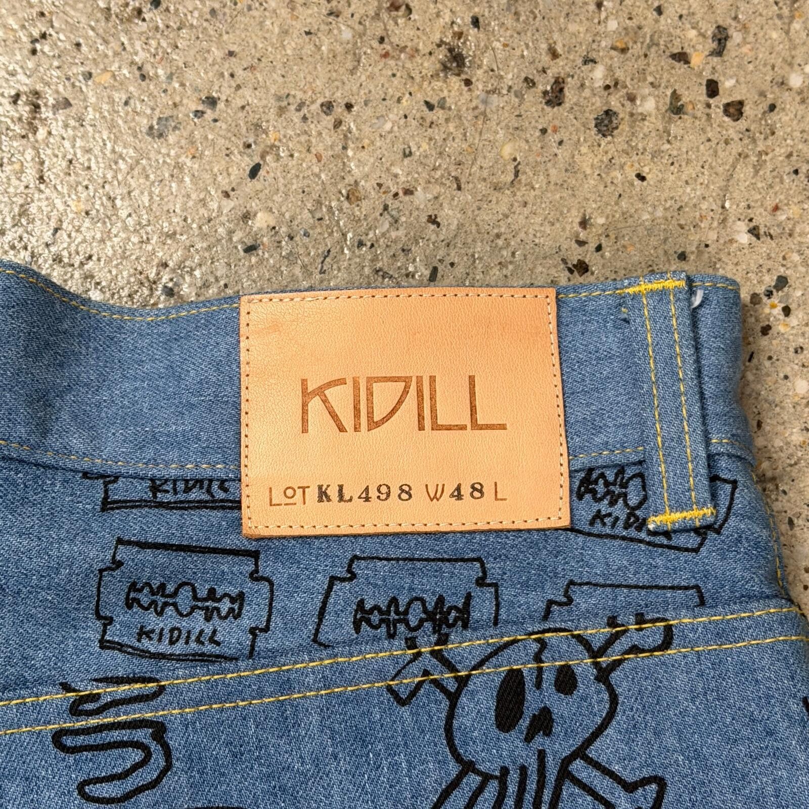 KIDILL Kidill Eye Denim Shorts Size US 32 / EU 48 - 8 Thumbnail