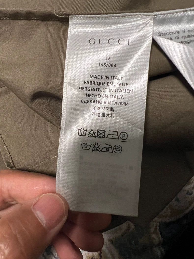 Gucci Gucci Long Sleeve Shirt Size S-2506 Size US S / EU 44-46 / 1 - 5 Thumbnail