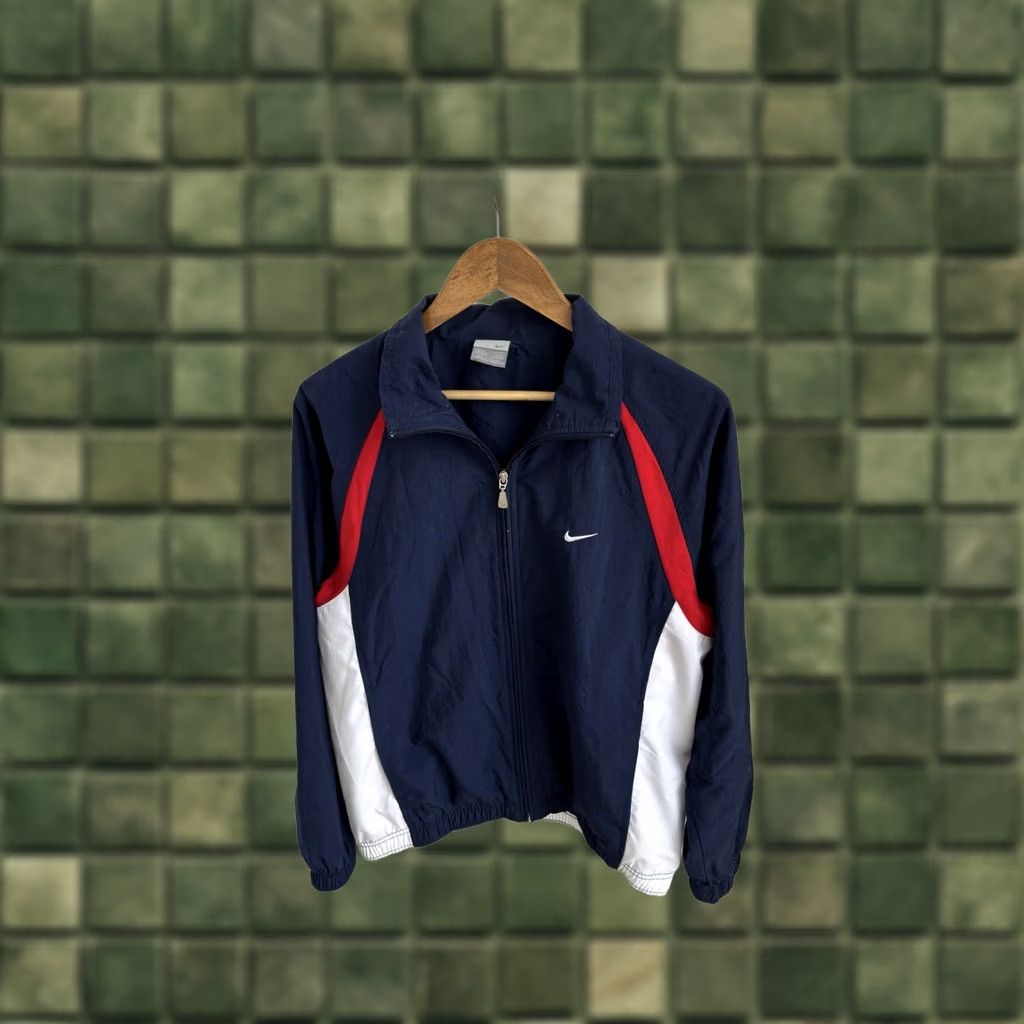 Nike × Streetwear × Vintage 90s Nike Vintage Nylon Anorak Full