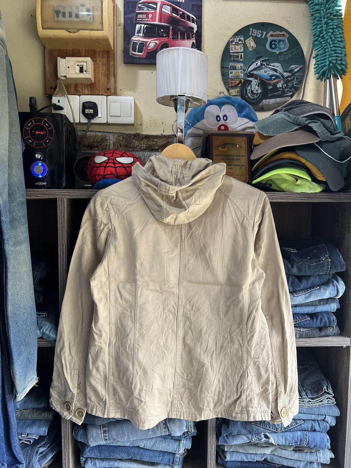 Aigle 🔥Aigle Button Jacket With Hoodie Size M / US 6-8 / IT 42-44 - 2 Thumbnail