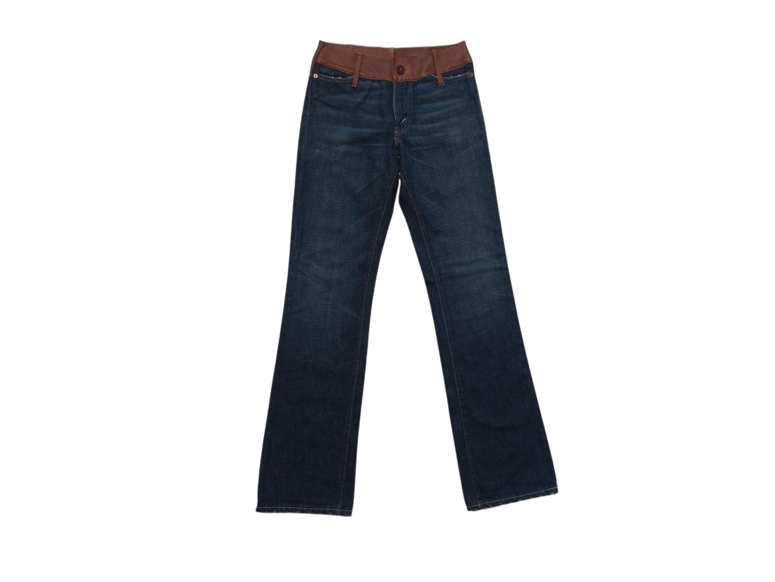 Levi's Levi's Rare Big E Leather Waistband Jeans Made In USA W28 Size 28" / US 6 / IT 42 - 1 Thumbnail
