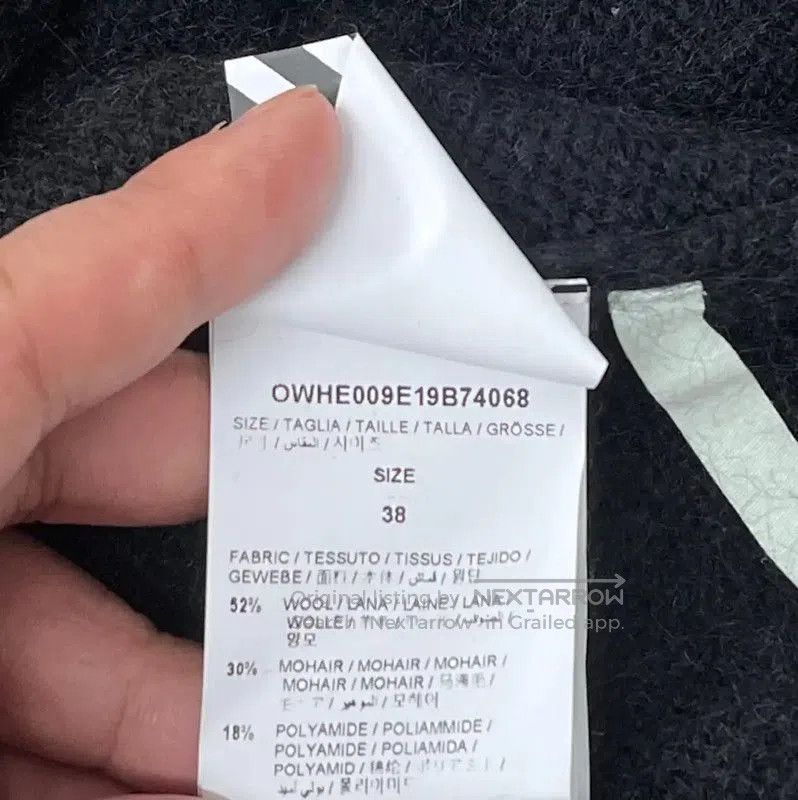 Off-White Off-White Men's Black Pullover Sweater . Size US XS / EU 42 / 0 - 4 Thumbnail