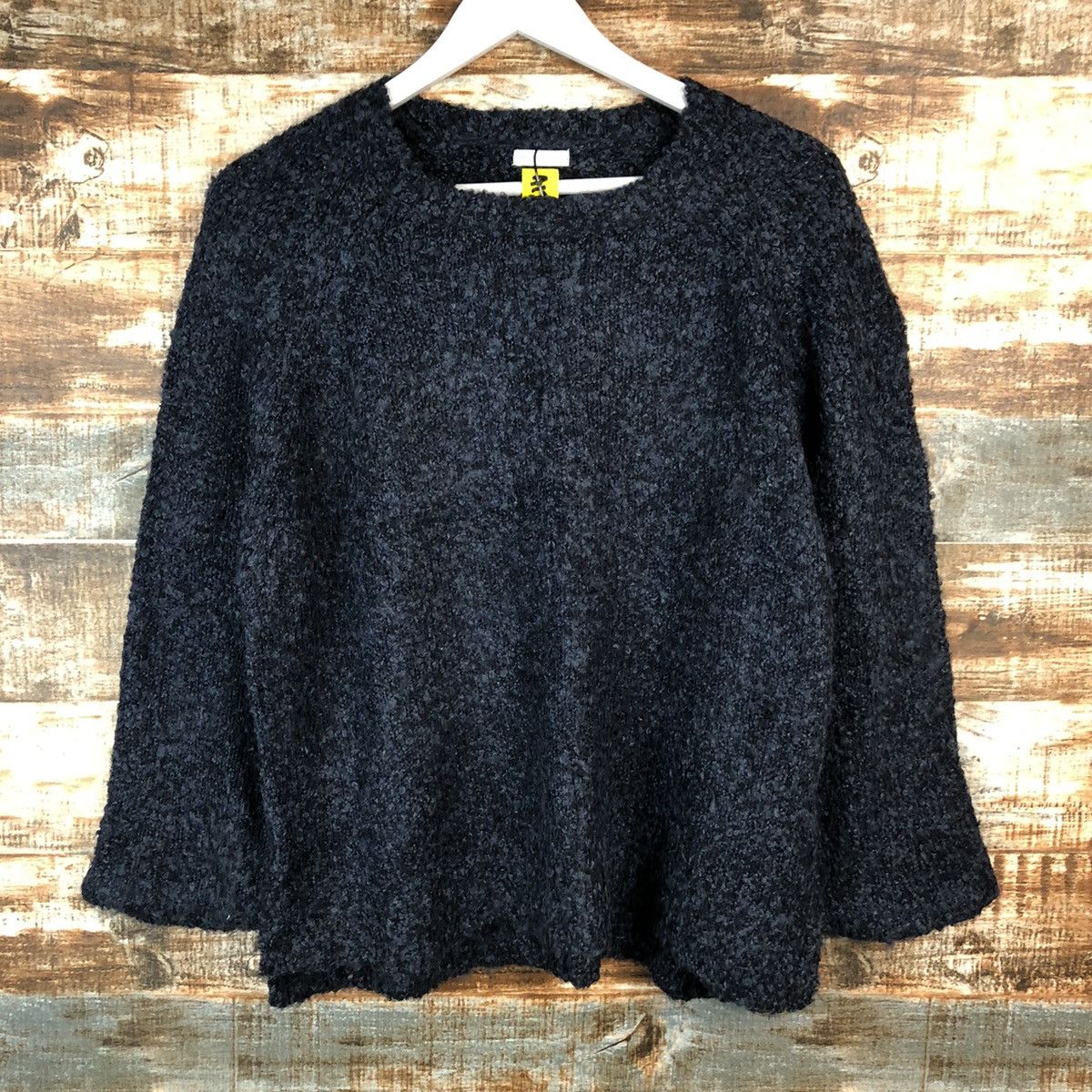 Homespun Knitwear × Japanese Brand Per Sodea Dark Blue Knitwear #A1736 Size L / US 10 / IT 46 - 3 Thumbnail