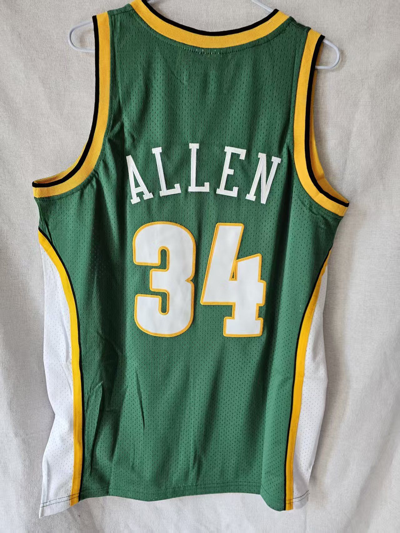 Seattle SuperSonics 34 Ray Allen Jersey Green XXL