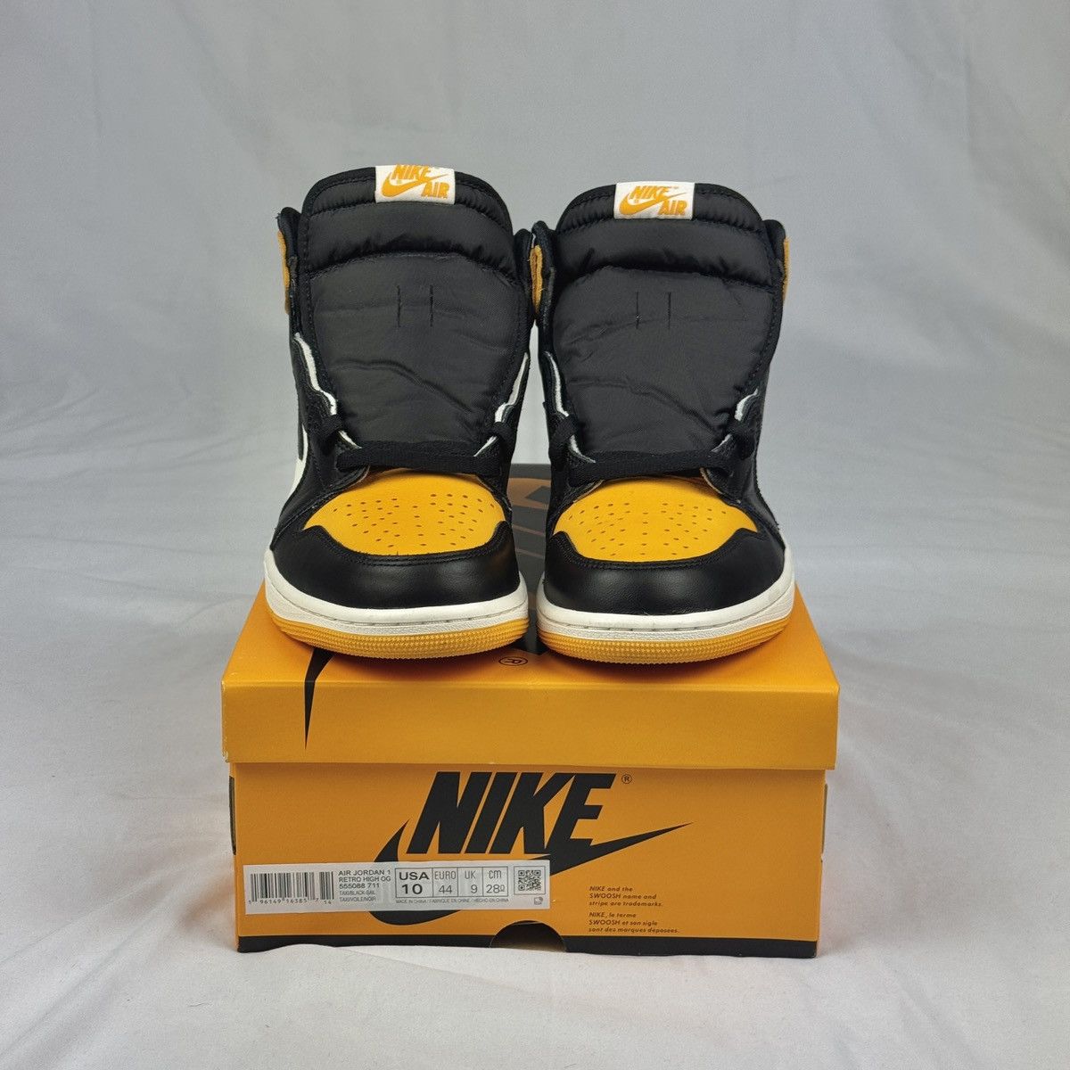 Jordan Brand Nike Air Jordan 1 Retro High OG Taxi Size US 10 / EU 43 - 4 Thumbnail