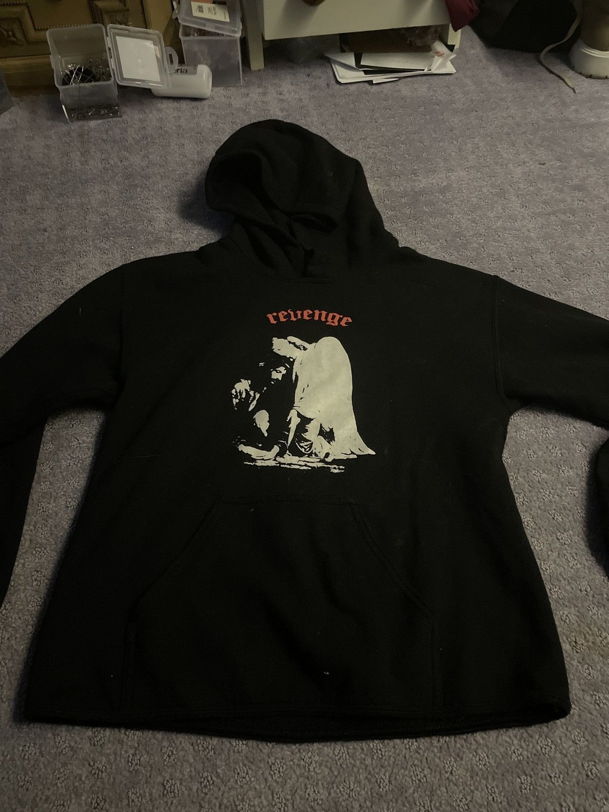 Revenge XXXTentacion Revenge Black and white and red Hoodie ⚔️ RARE⚔️ Size US S / EU 44-46 / 1 - 8 Thumbnail
