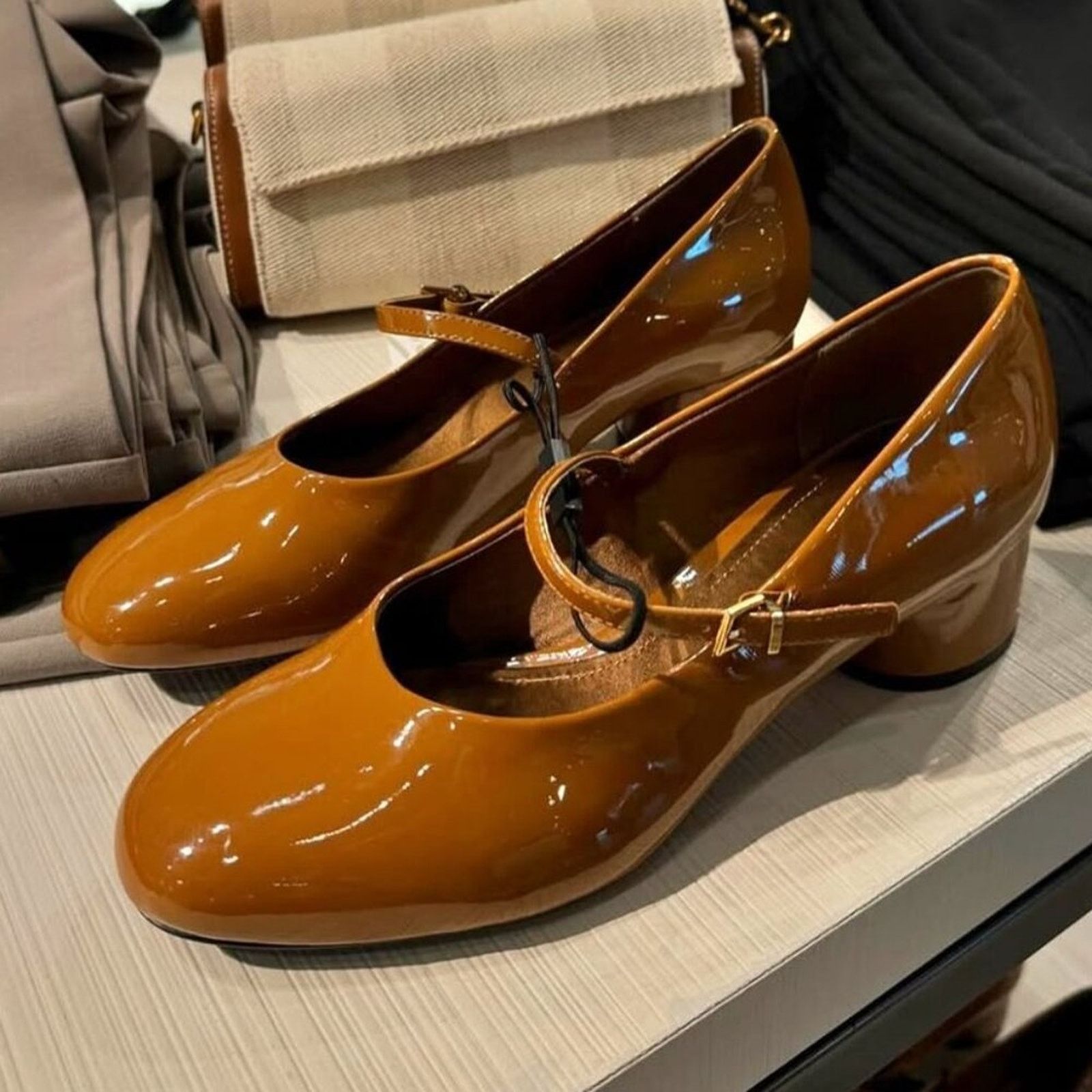 Zara ZARA Mary Jane Patent Heels NWT - Size 8 & 9 Size US 9 / IT 39 - 10 Thumbnail
