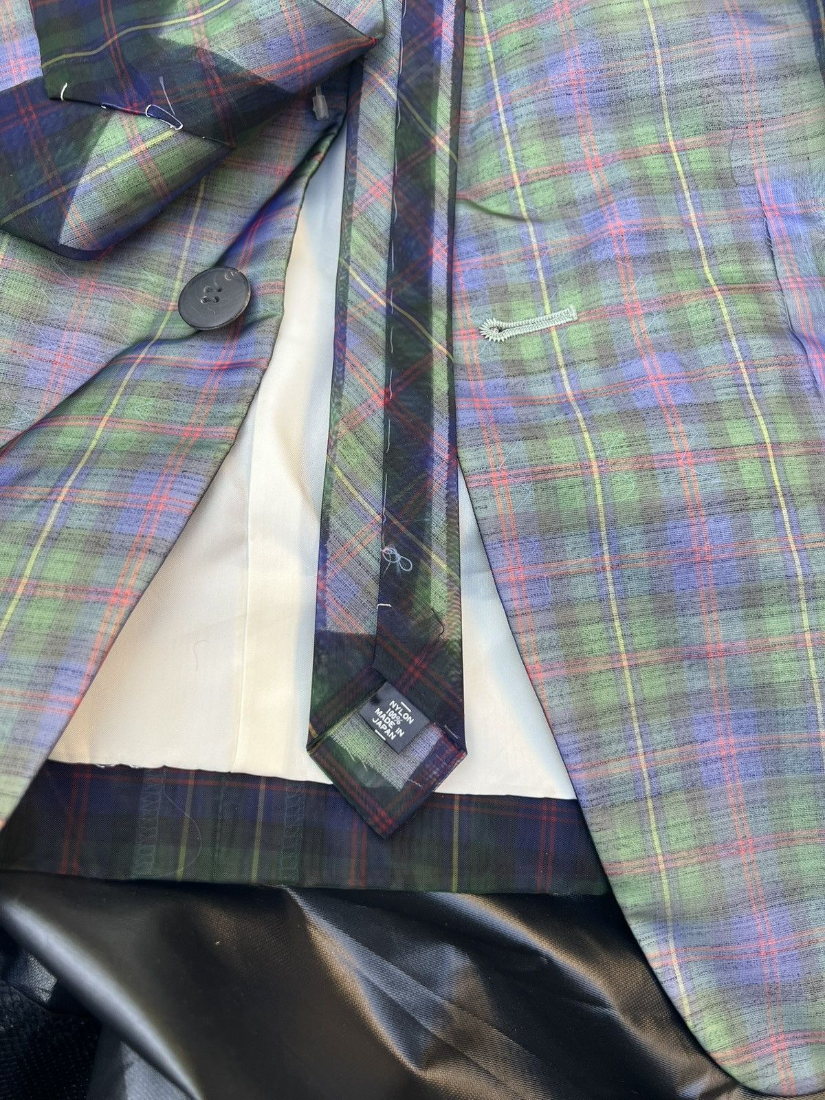 Issey Miyake Issey Miyake SS96 Robin Williams "The Birdcage" Blazer & Tie Size 42R - 3 Thumbnail