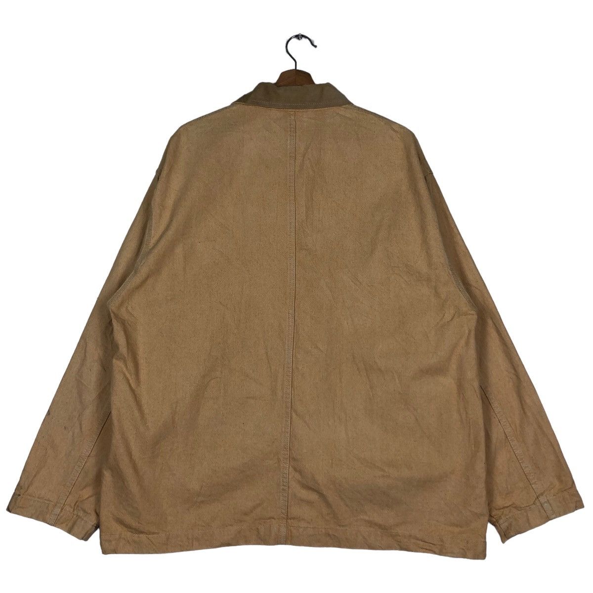 Japanese Brand 🔥Vintage Chore Jacket GU Japan Issey Miyake Design Size US L / EU 52-54 / 3 - 8 Thumbnail