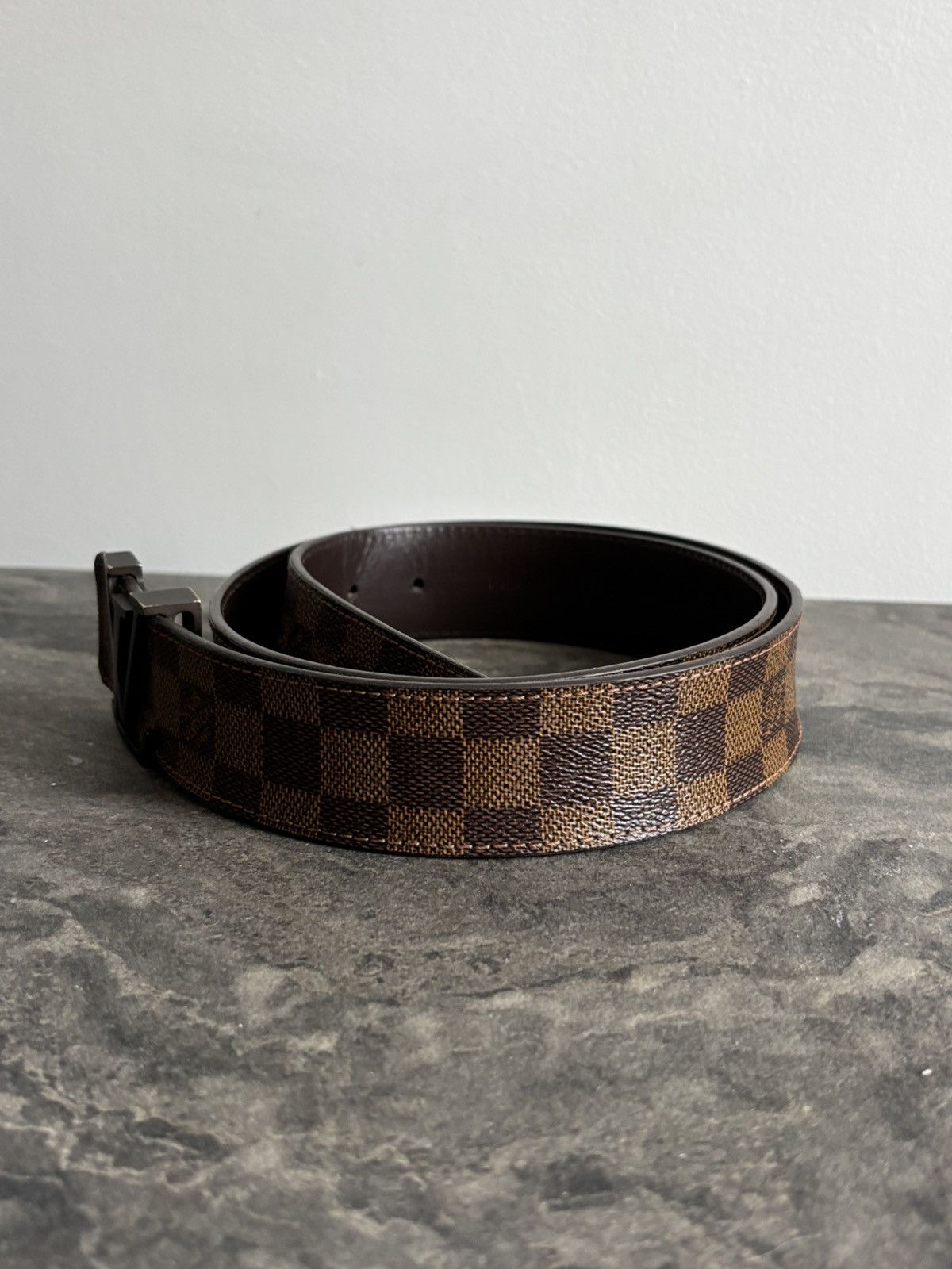 Louis Vuitton Louis Vuitton LV Damier belt Size 40 - 2 Thumbnail