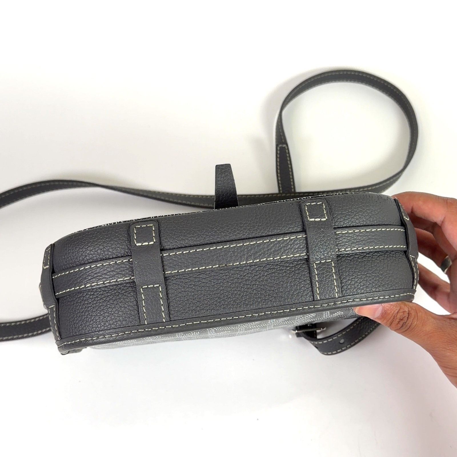 Goyard Goyard Grey Belvedere II PM Messenger Bag Size ONE SIZE - 13 Thumbnail
