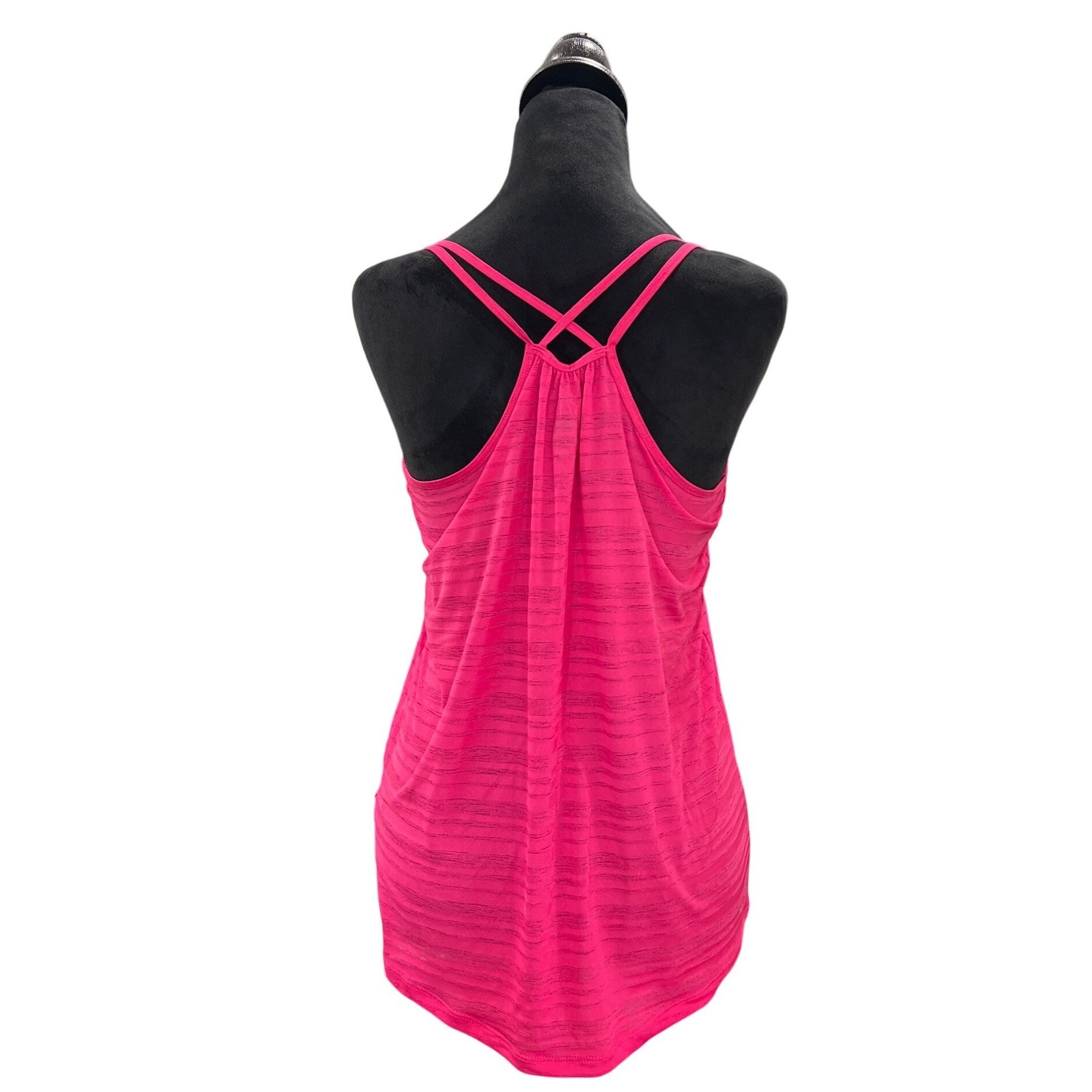 Nike NIKE Dri-Fit Women's Strappy Racerback Tank Top S Pink Size S / US 4 / IT 40 - 3 Thumbnail