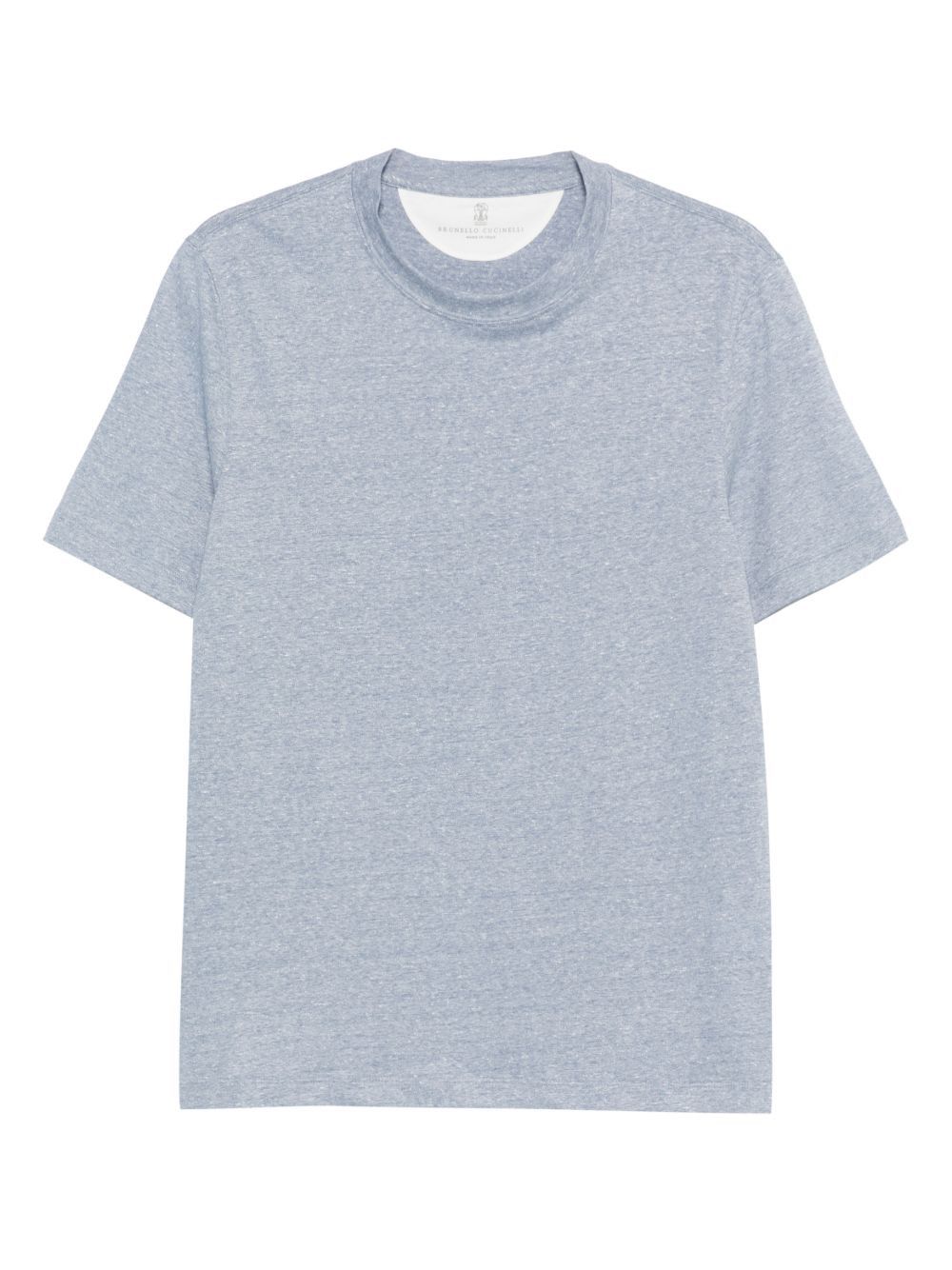 Brunello Cucinelli LINEN BLEND T-SHIRT Size US XL / EU 56 / 4 - 1 Thumbnail