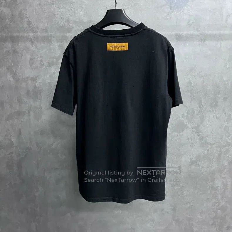 Louis Vuitton Louis Vuitton Black monogrammed Logo Embroidered Crew Neck Size US XL / EU 56 / 4 - 5 Thumbnail