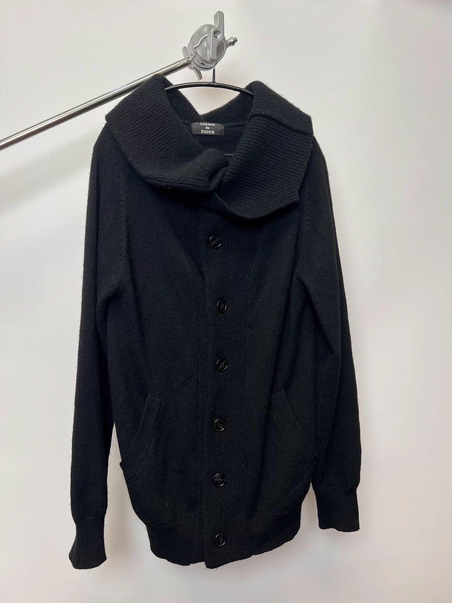 CABANE de ZUCCa Cabane de Zucca Vintage Stand Collar Wool Cardigan S Size S / US 4 / IT 40 - 2 Thumbnail