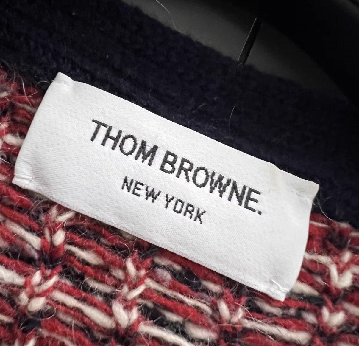 Thom Browne Thom Browne Color-block Intarsia Knit Cardigan J41 Size M / US 6-8 / IT 42-44 - 4 Thumbnail