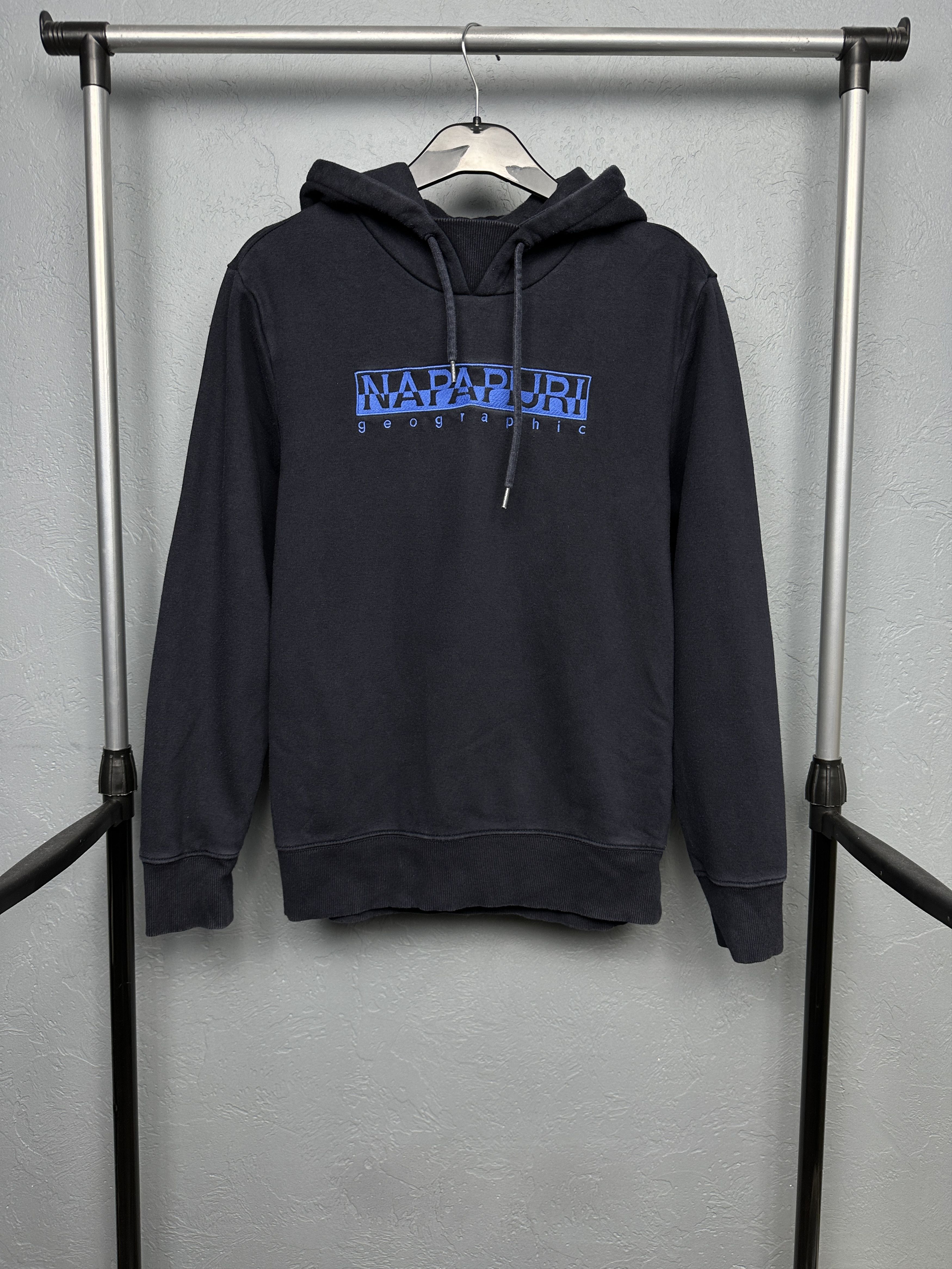 Napapijri Napapijri Mens Big Logo Hoodie Size US S / EU 44-46 / 1 - 1 Thumbnail