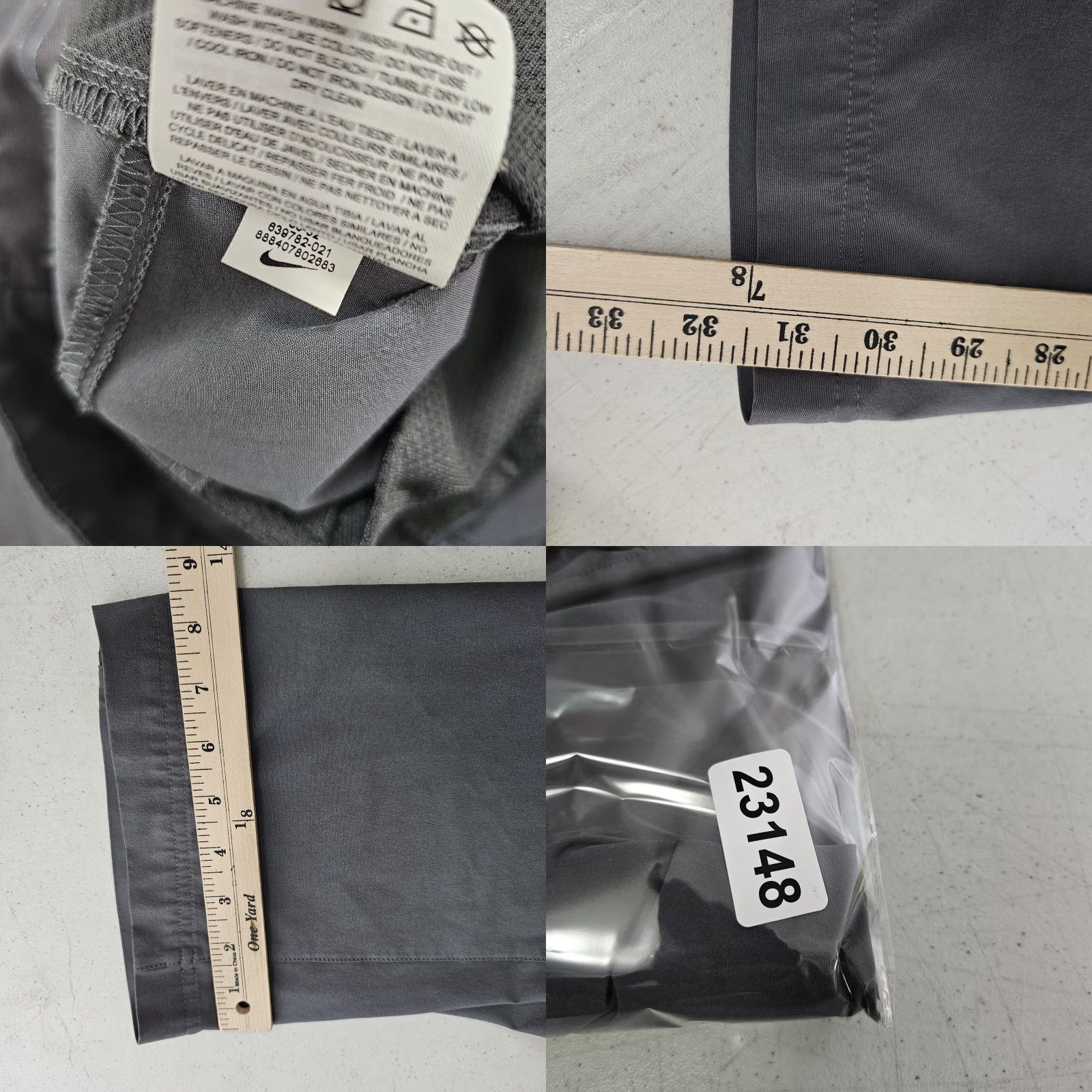 Nike Nike Golf Pants Mens 36x32 Gray Dri-FIT Tour Performance Stretch Ventilated Pants Mens Gray Nike Golf Dri-FIT Tour Performance Stretch Ventilated Size US 36 / EU 52 - 9 Thumbnail