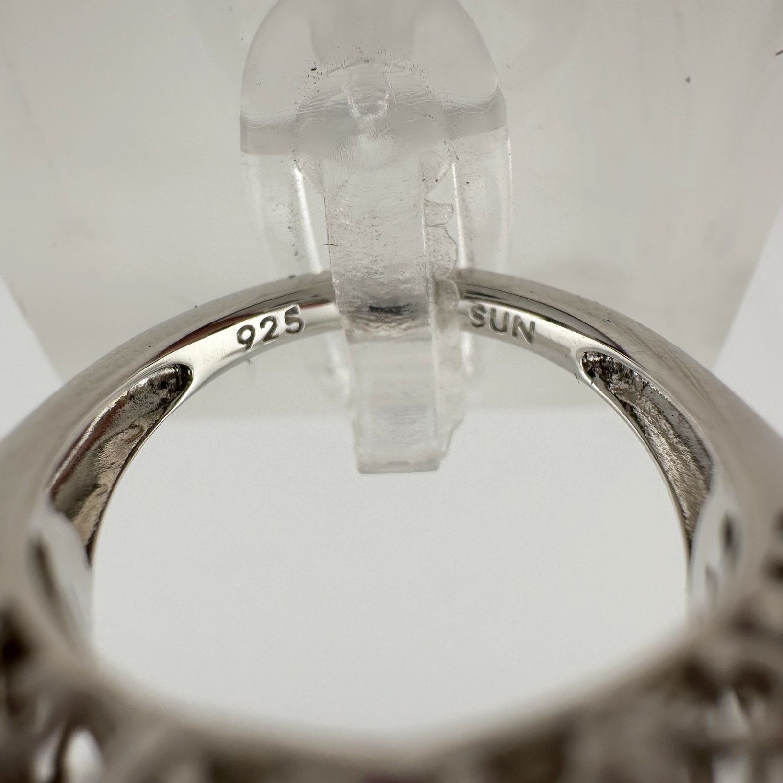 Other Detailed Lab Created Pink Sapphire and Sterling Ring Size 7 Size ONE SIZE - 10 Thumbnail