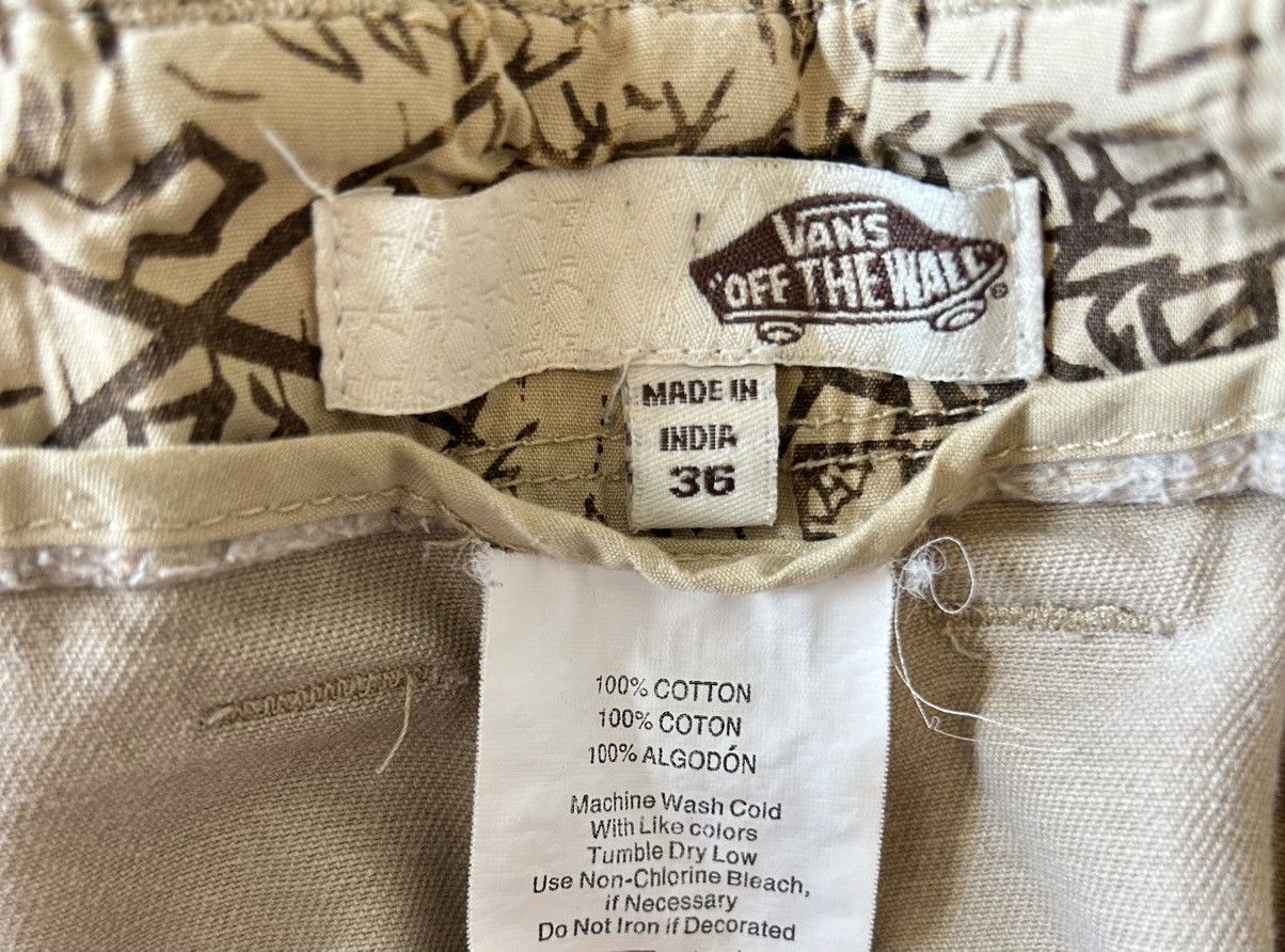 Vans Vintage Vans Mens Tan Beige Khaki Summer Shorts - Size 36 Size US 36 / EU 52 - 10 Thumbnail