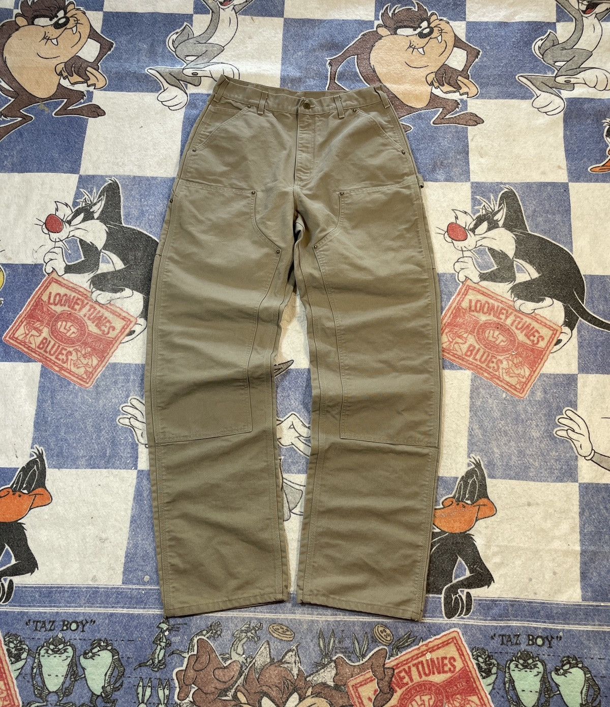 Carhartt Vintage carhartt double knee work pants Size US 33 - 3 Thumbnail