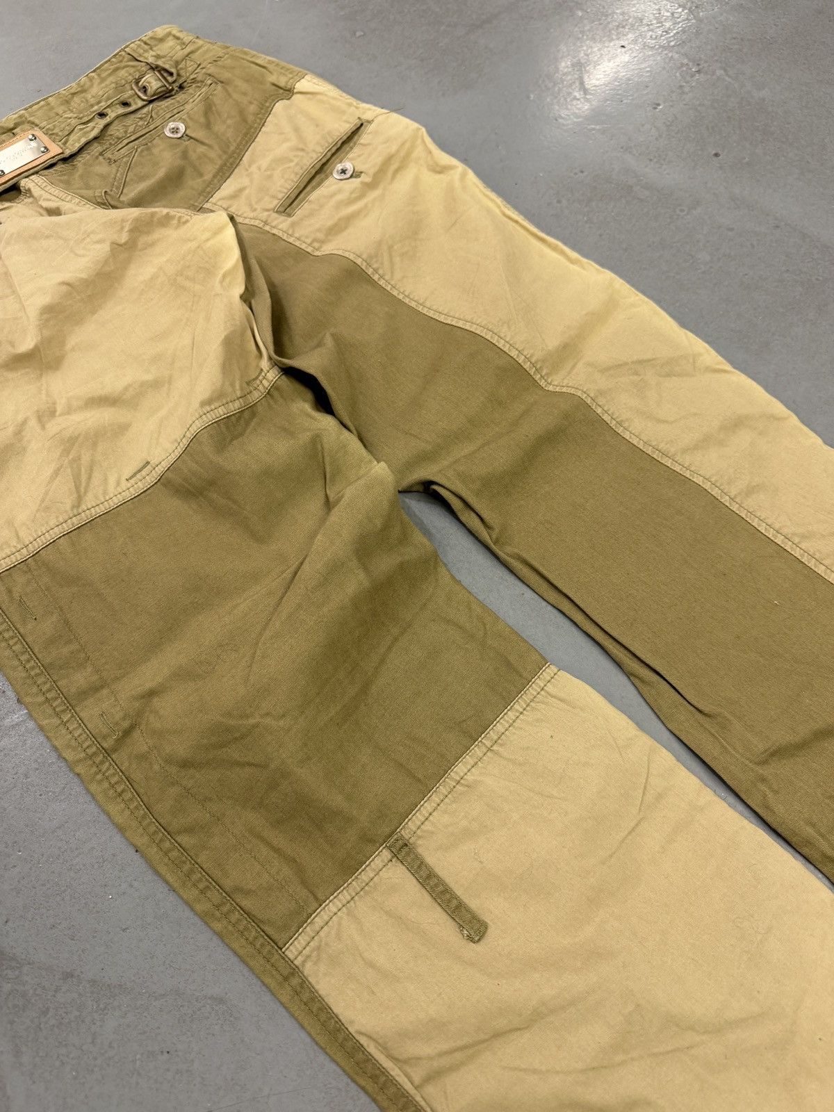 Dolce & Gabbana Dolce & Gabbana AW2007 Multi Pockets Patchwork Cargo Pants Size US 34 / EU 50 - 8 Thumbnail