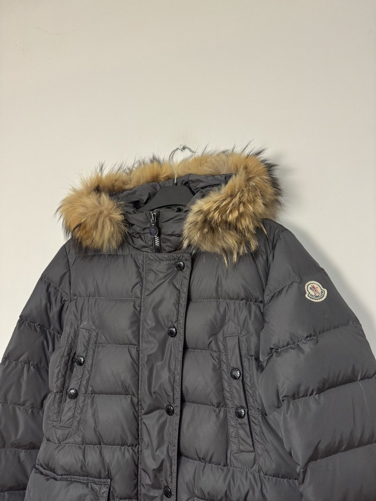 Moncler Moncler Merin Giubbotto Coat Down Puffer Parka Jacket Fur Size L / US 10 / IT 46 - 2 Thumbnail