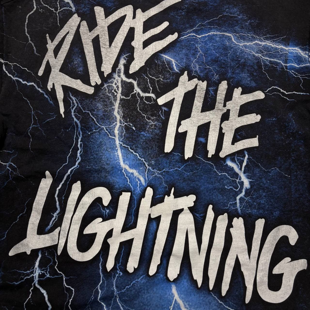Band Tees 90's Metallica Ride the lightning full print Size US XL / EU 56 / 4 - 4 Thumbnail