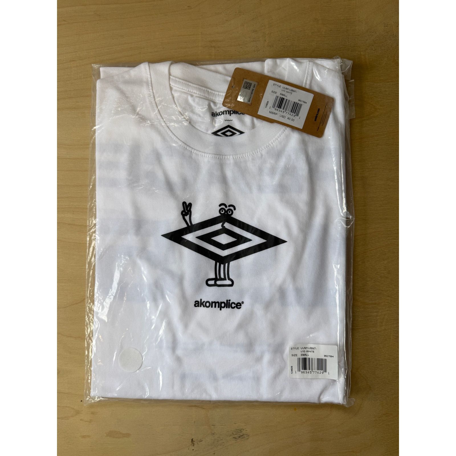 Umbro Akomplice x Umbro Peaceman Long Sleeve Tee White Size US S / EU 44-46 / 1 - 6 Thumbnail