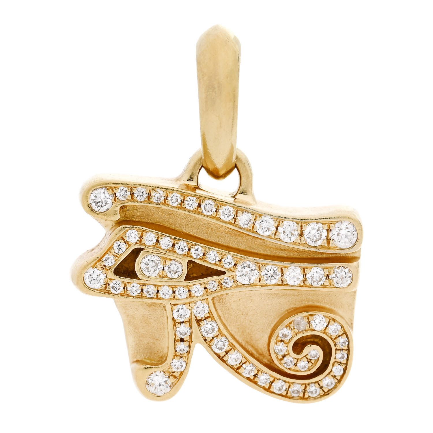 David Yurman oc11z0625 Size: OS / Diamond Cairo Eye Horus Amulet Pendant Size ONE SIZE - 3 Thumbnail