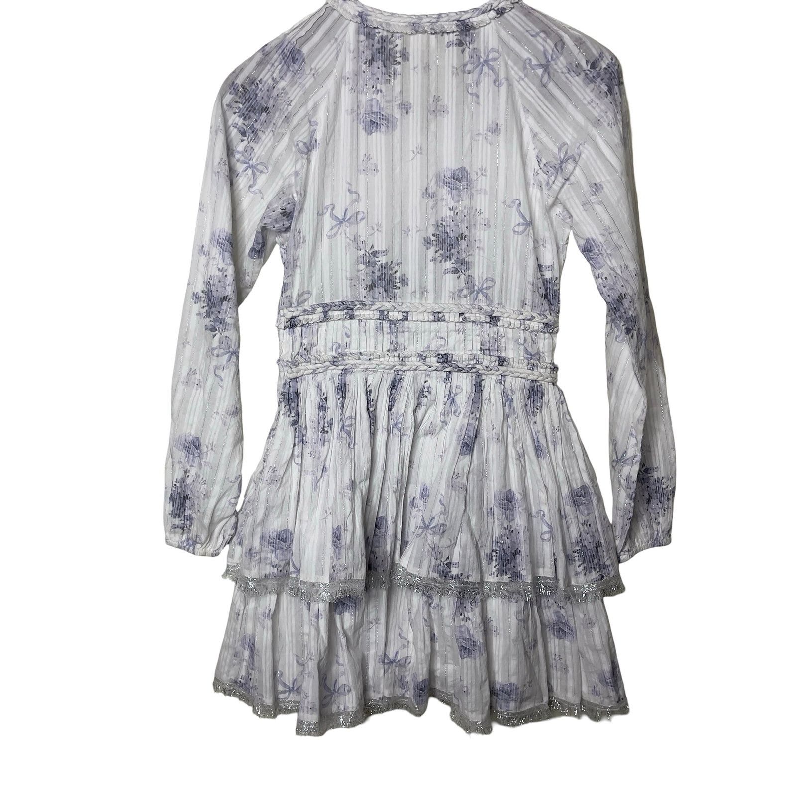 LoveShackFancy LoveShakeFancy Ling Sleeve Finch Mini Dress sz 0 Size XS / US 0-2 / IT 36-38 - 4 Thumbnail