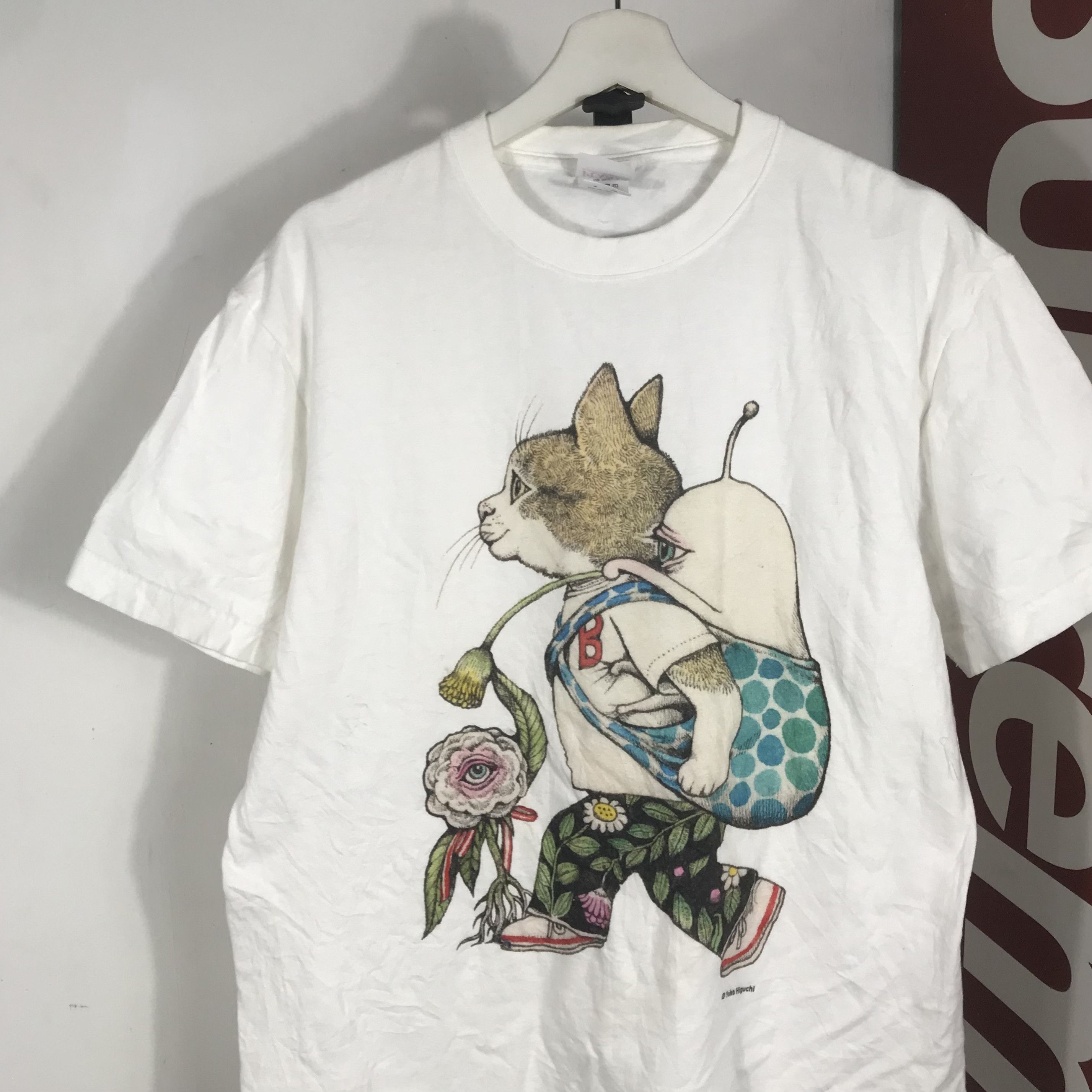 Vintage RARE vintage Yuko Higuchi plant tee artwork phototee Shirt Size US L / EU 52-54 / 3 - 2 Thumbnail