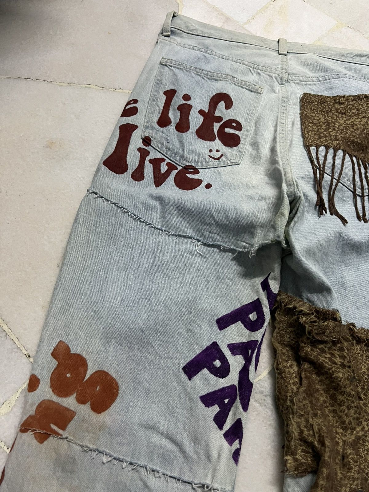 If Six Was Nine × Seditionaries × Uniqlo UNIQLO CROPPED PUNK JEANS Size US 30 / EU 46 - 12 Thumbnail