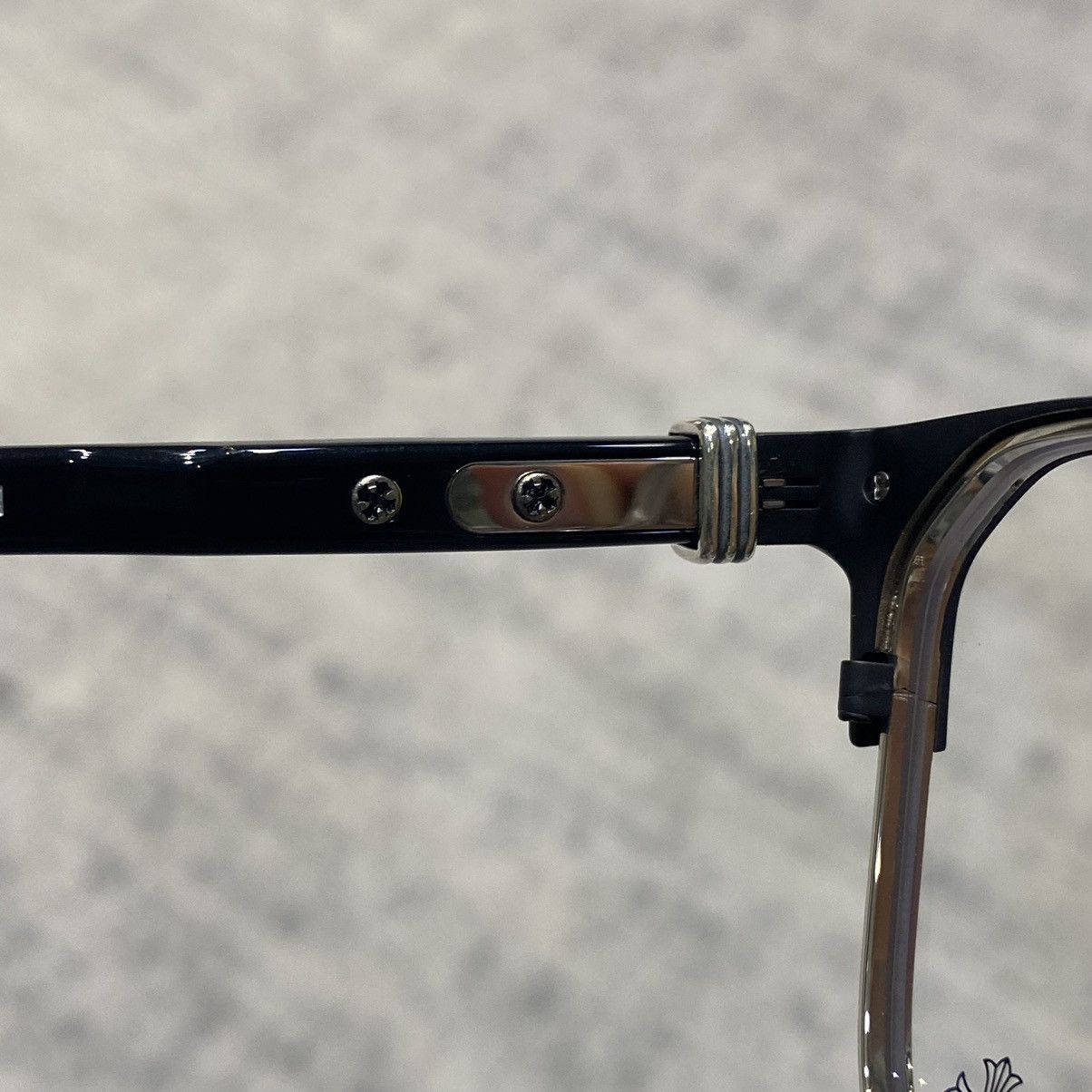 Chrome Hearts CHROME HEARTS BLAZIN Matte Black/Shiny Silver-Black-Plastic Size ONE SIZE - 10 Thumbnail