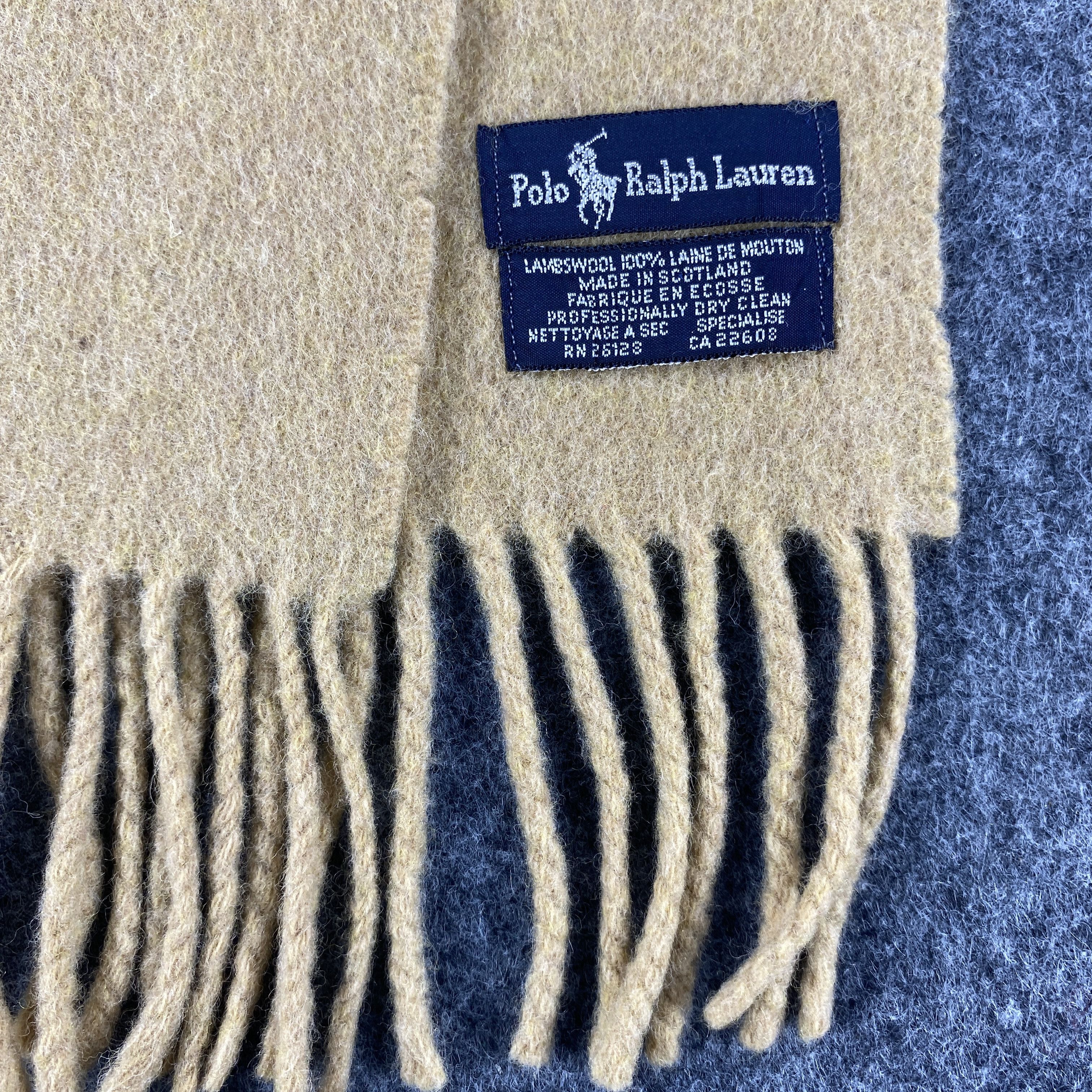 Polo Ralph Lauren × Vintage GF10498 Polo Ralph Lauren Scarf Neck Wear Muffler Nova Check Size ONE SIZE - 2 Thumbnail