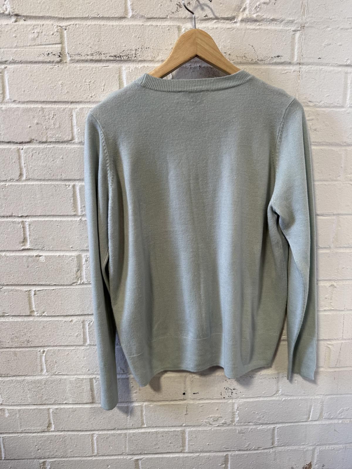 M.Cohen M&Co Women's Light Green Sweater UK16 EU42 US12 Size XL / US 12-14 / IT 48-50 - 1 Thumbnail