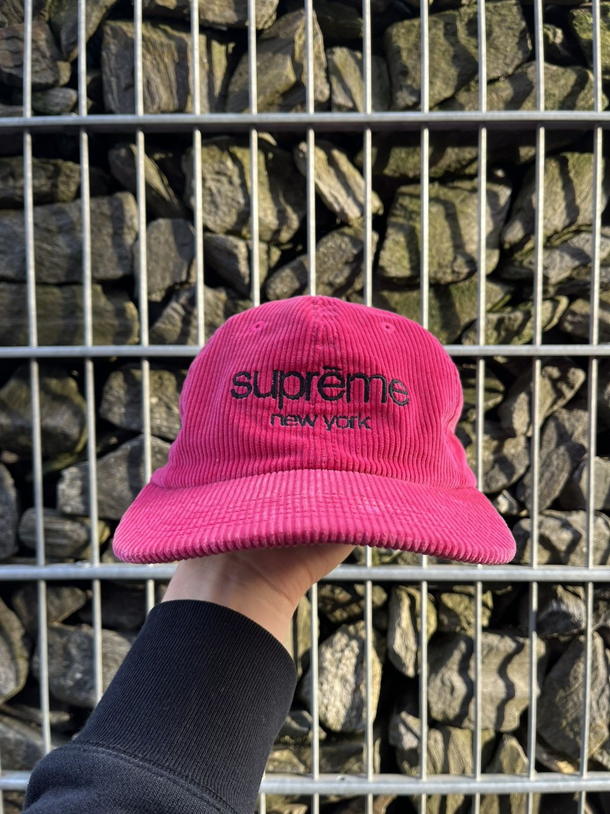 Supreme Supreme New York Corduroy Velvet Classic Logo Y2K Cap Hat Size ONE SIZE - 3 Thumbnail