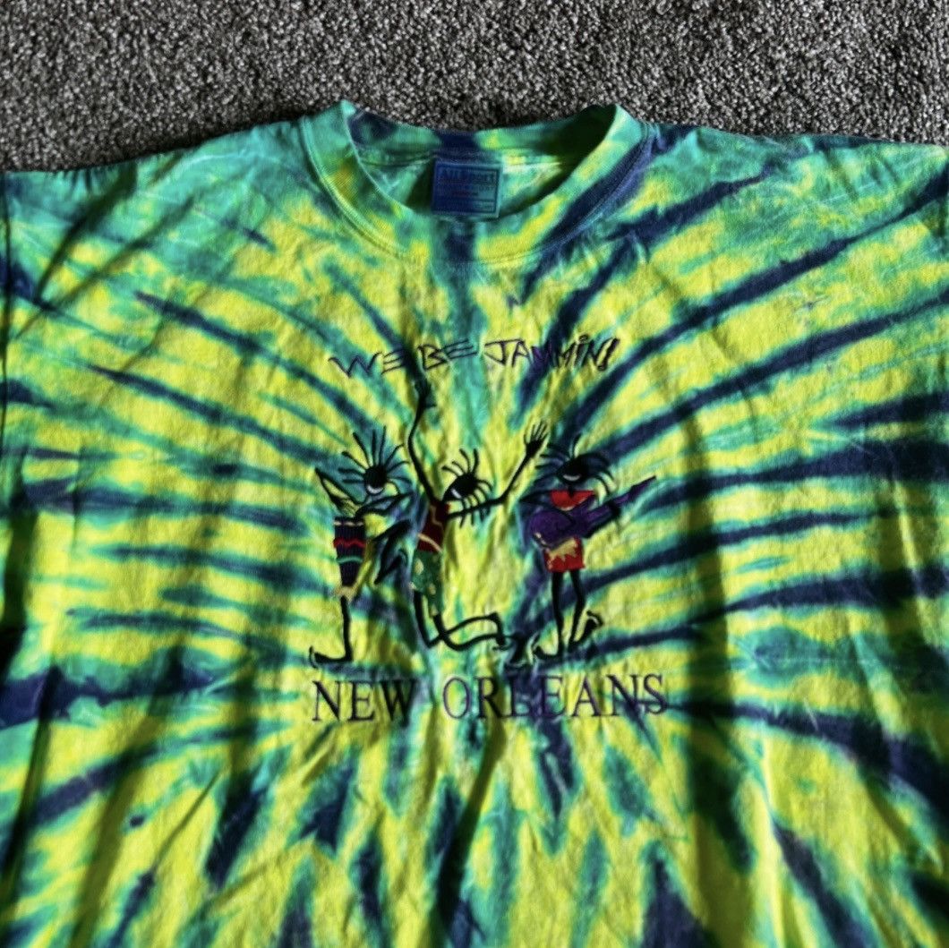 Vintage Vintage All Sport Tie Dye New Orleans Graphic Tee Size US XL / EU 56 / 4 - 2 Thumbnail