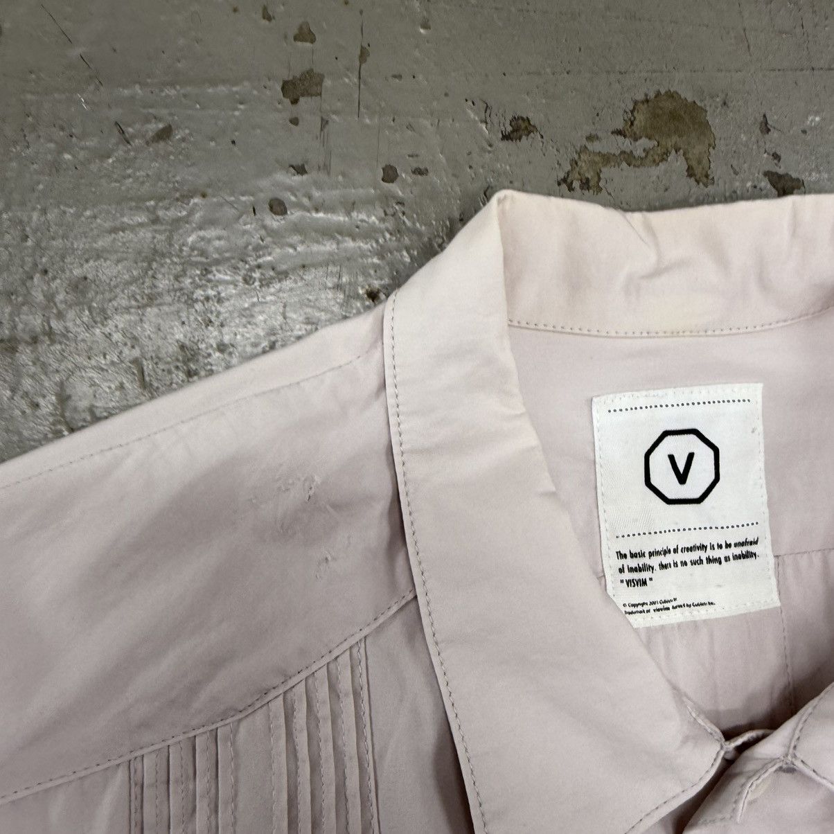 Visvim Visvim Four Pocket Pleated Shirt Size US M / EU 48-50 / 2 - 5 Thumbnail