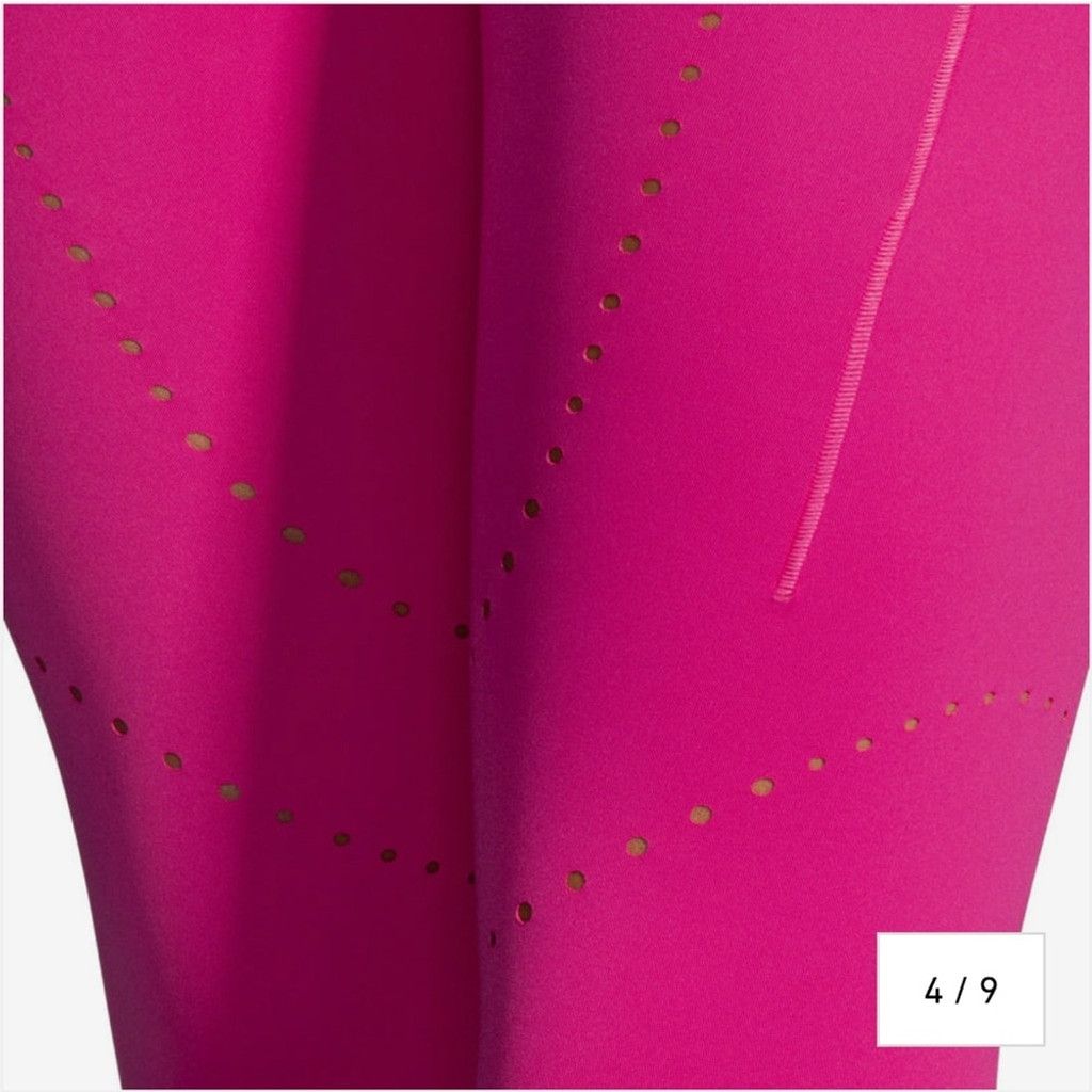 Brooks Brooks Method 7/8 Pink Leggings High-Rise Stretchy Fit Size 30" / US 8 / IT 44 - 4 Thumbnail