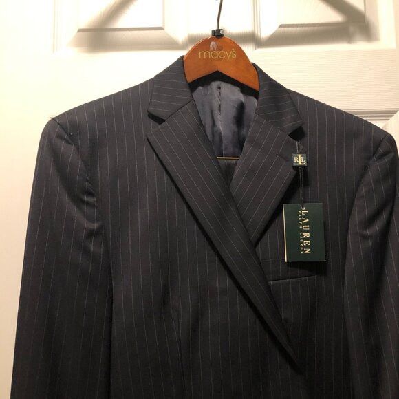 Ralph Lauren ralph lauren men's new wool 2pc suit size:44L pants:38/32 Size 44L - 2 Thumbnail