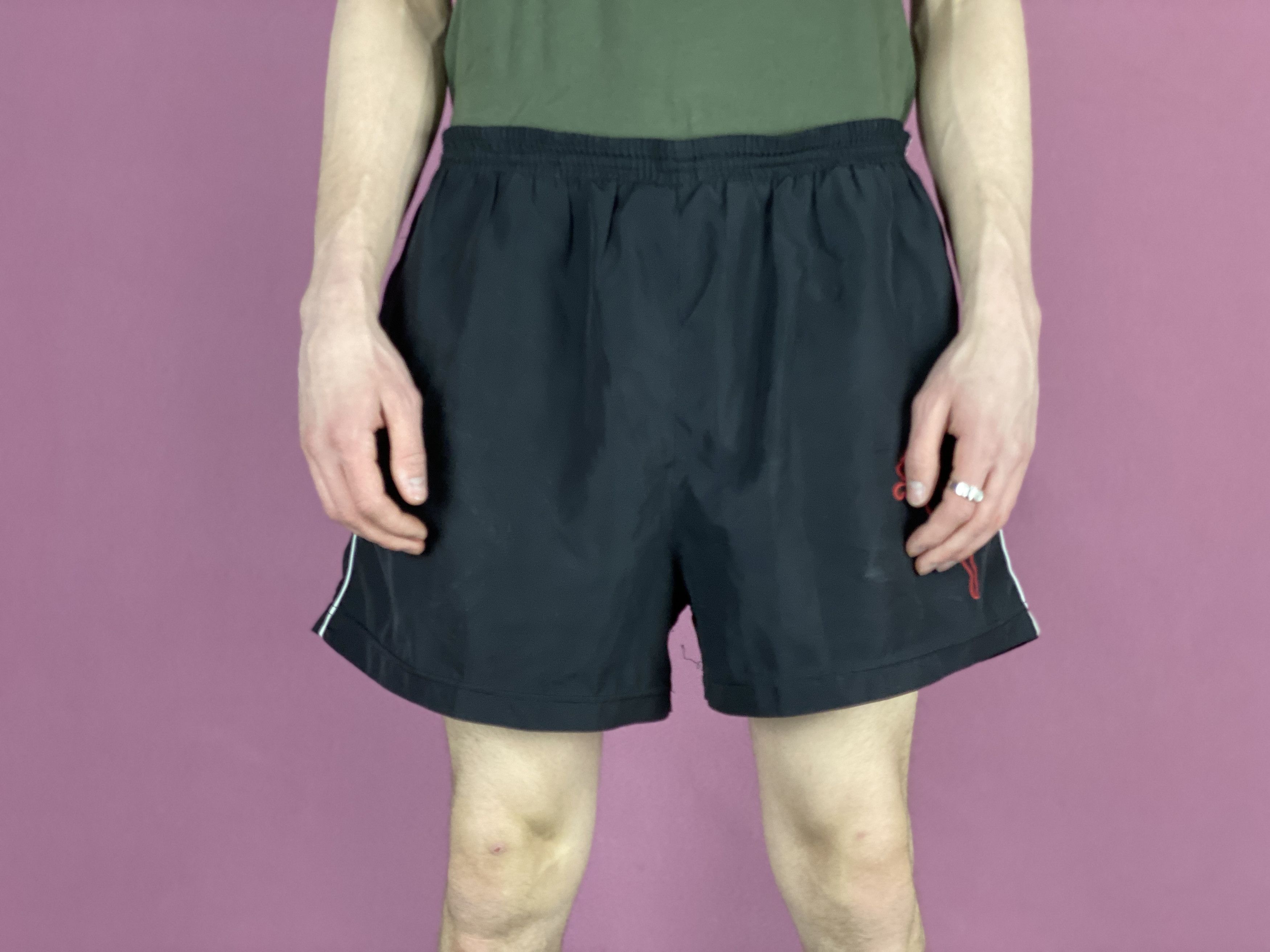 Puma × Vintage 80s Puma Vintage Men's Sport Shorts - XL Size US 34 / EU 50 - 2 Thumbnail