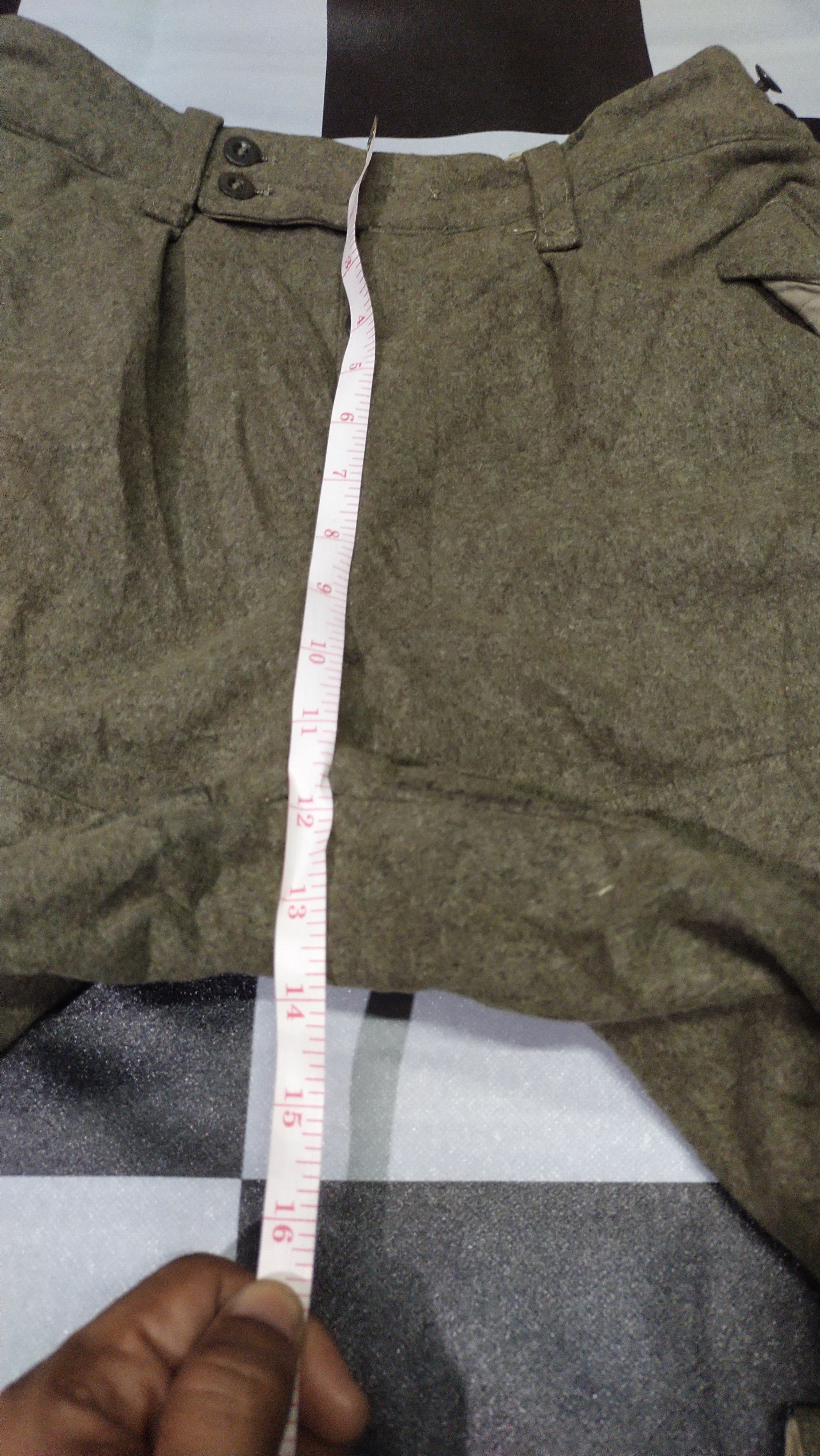 Vintage Vtg 1960s German Army Wool Cargo Pants Size US 30 / EU 46 - 12 Thumbnail